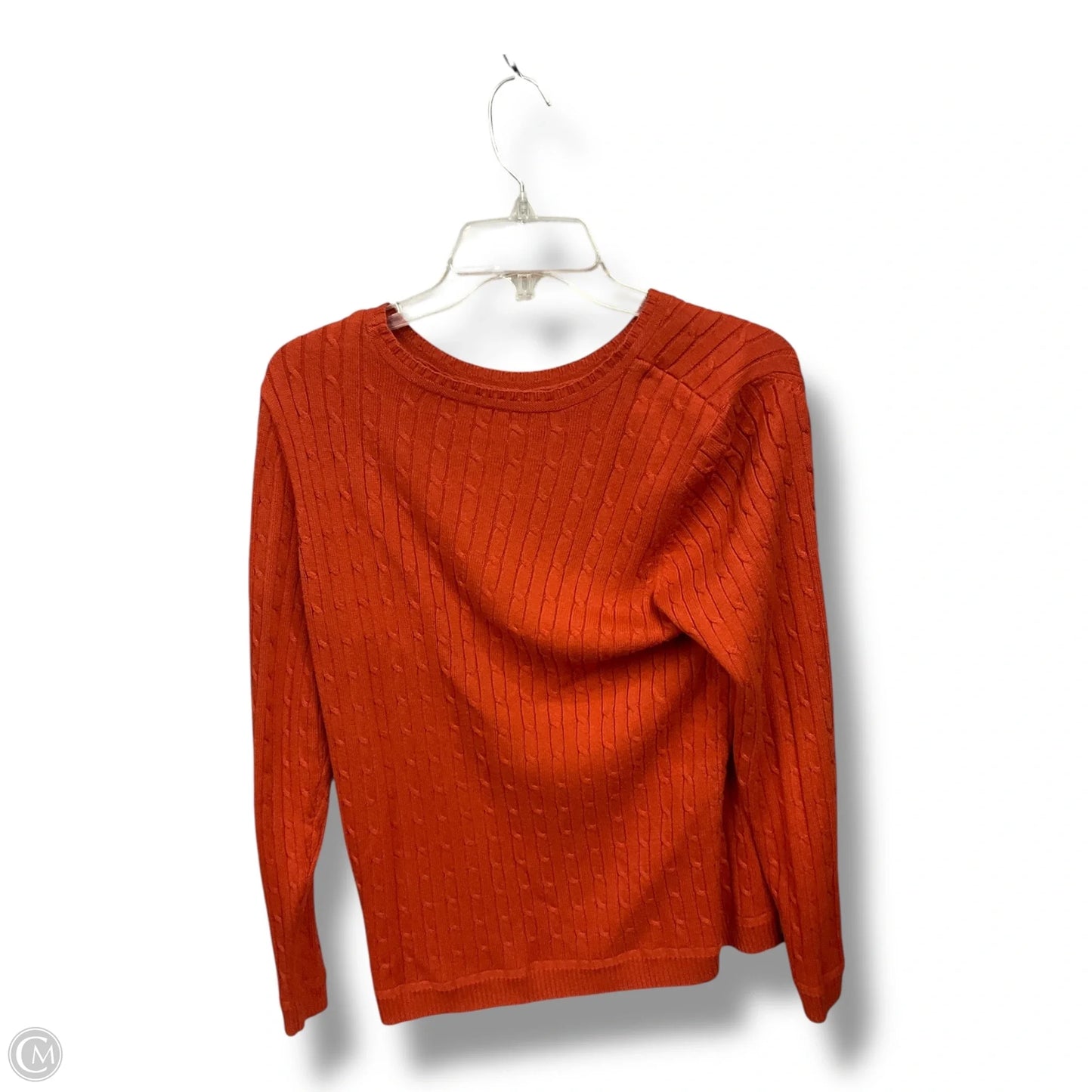 Sweater By Croft And Barrow In Copper, Size: M