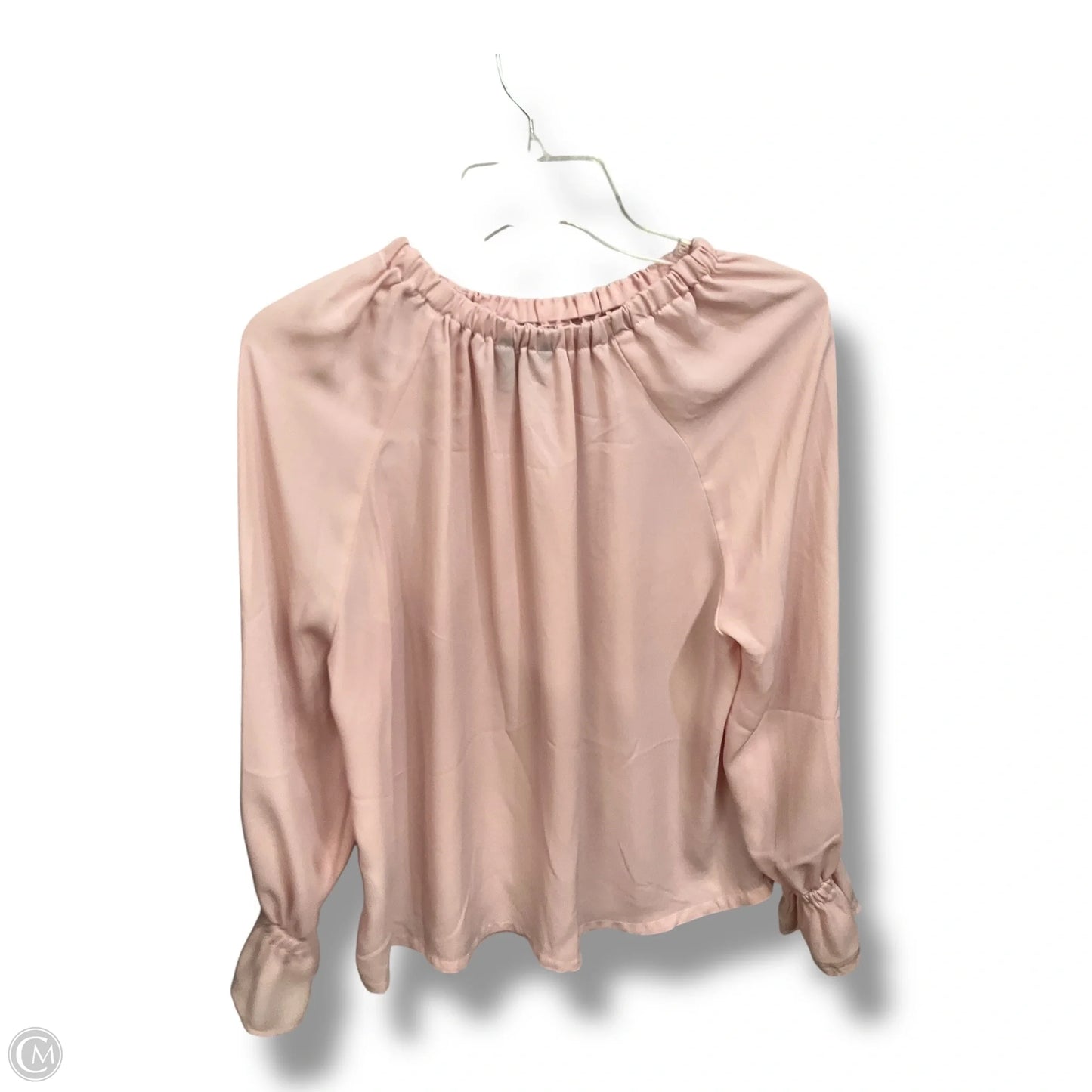 Top Long Sleeve By Banana Republic In Pink, Size: S