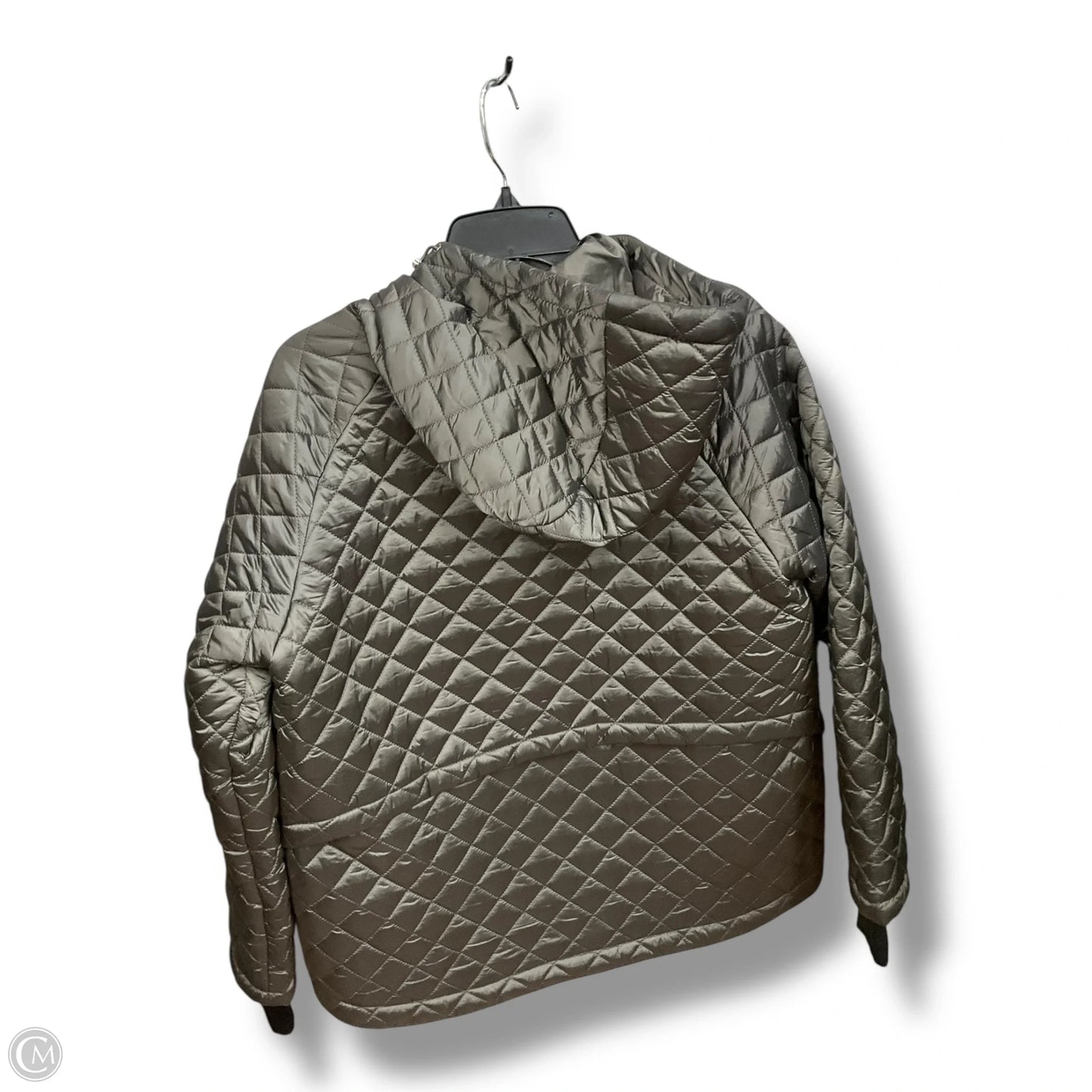 Coat Puffer & Quilted By Bcbgmaxazria In Grey, Size: L