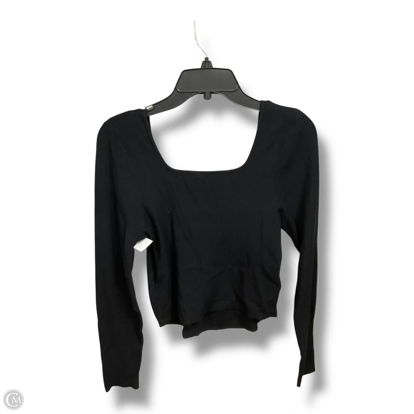 Top Long Sleeve By Bar Iii In Black, Size: L