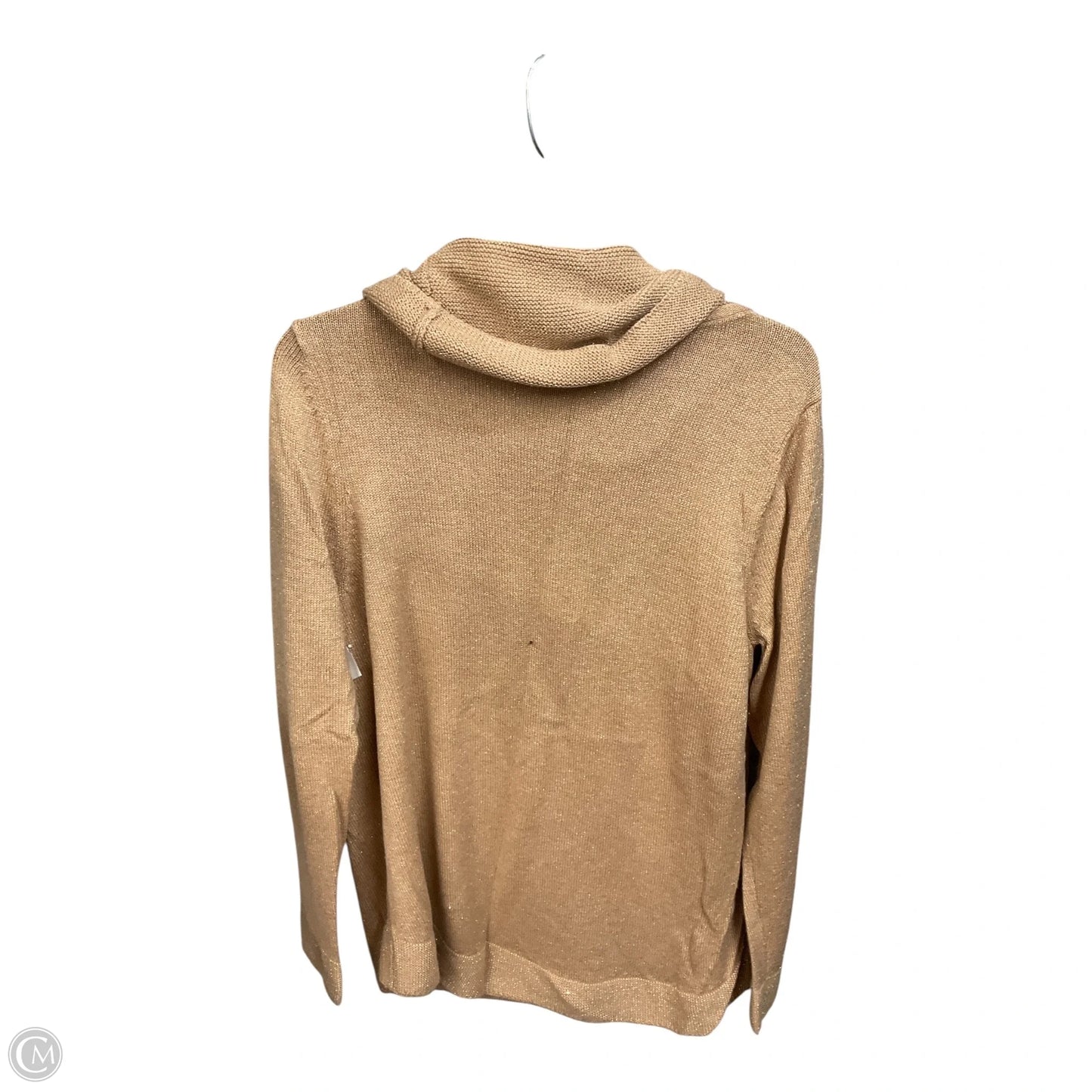 Top Long Sleeve By Chicos In Tan, Size: L