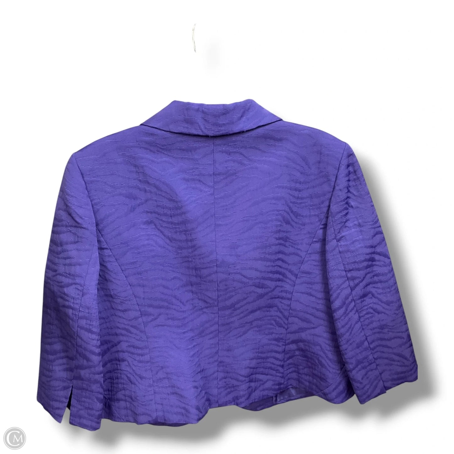 Blazer By Clothes Mentor In Purple, Size: Xl