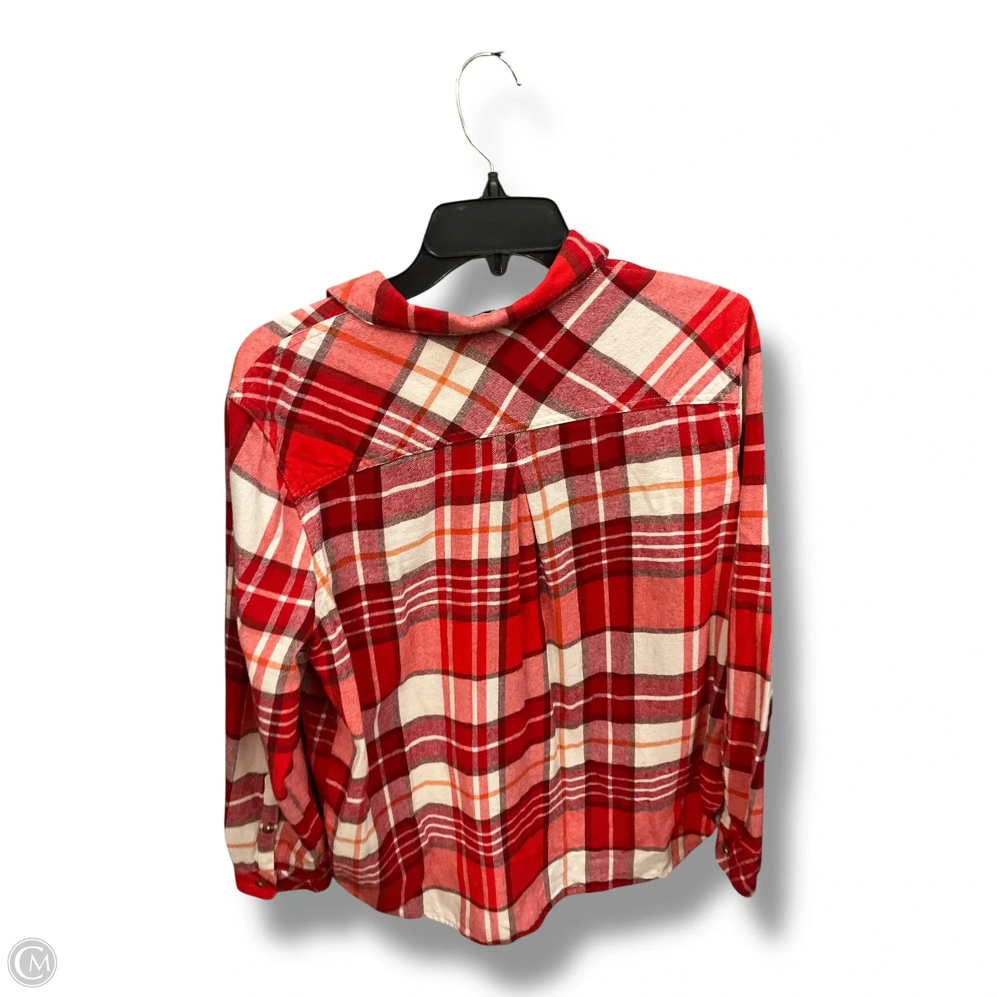 Top Long Sleeve By Sonoma In Plaid Pattern, Size: Lp