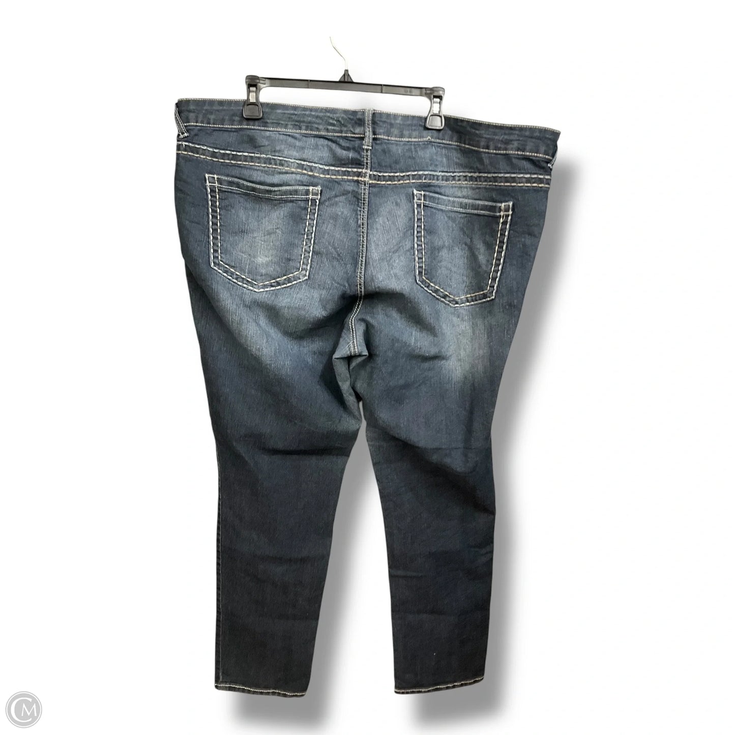 Jeans Straight By Maurices In Blue Denim, Size: 24