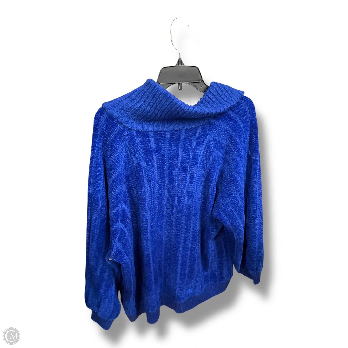 Sweater Cardigan By Draper James In Blue, Size: 1x