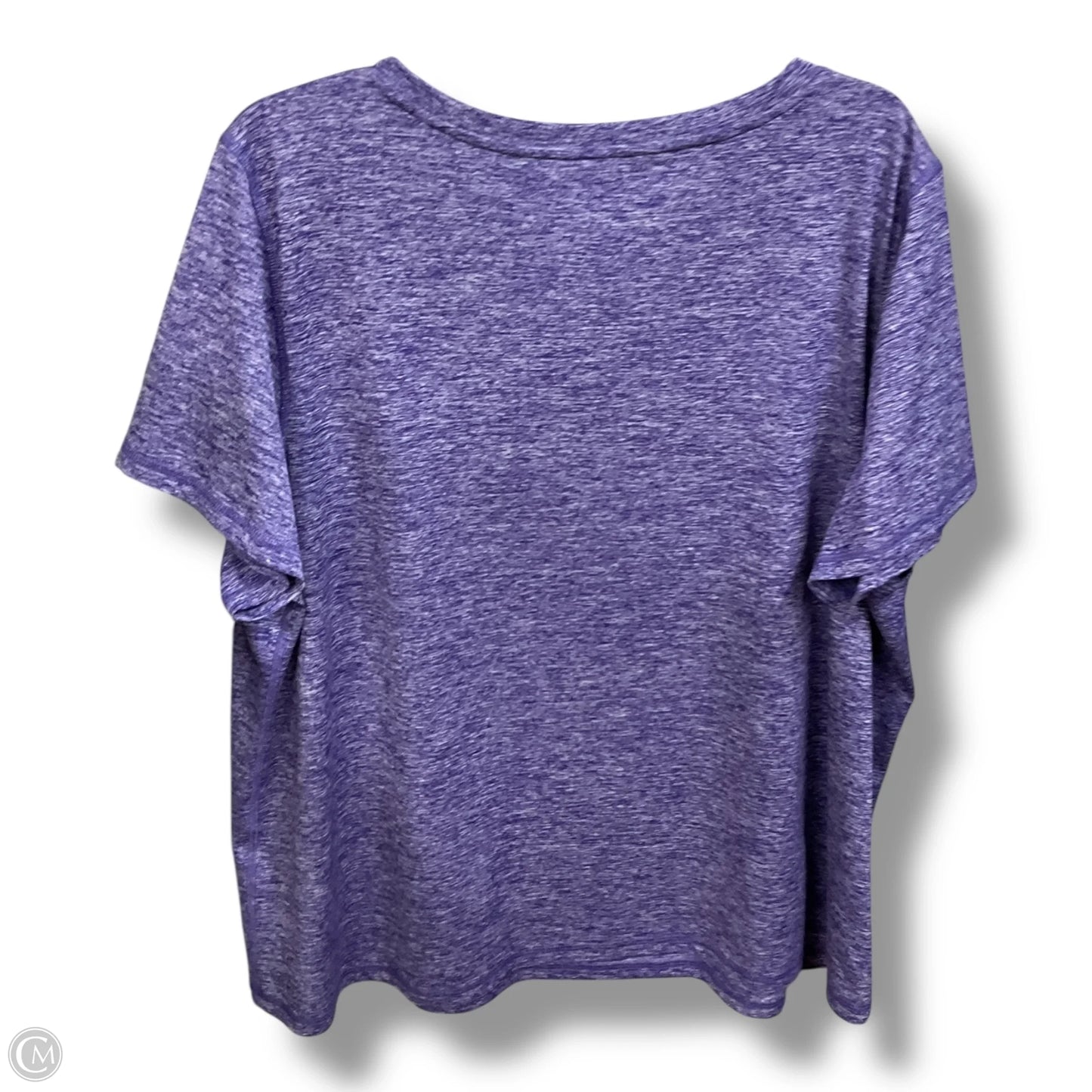 Athletic Top Short Sleeve By Ideology In Purple, Size: 3x
