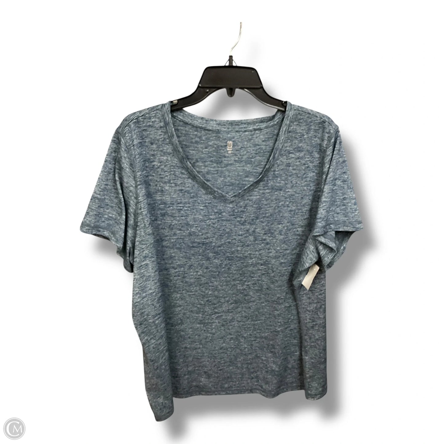 Athletic Top Short Sleeve By Ideology In Navy, Size: 3x