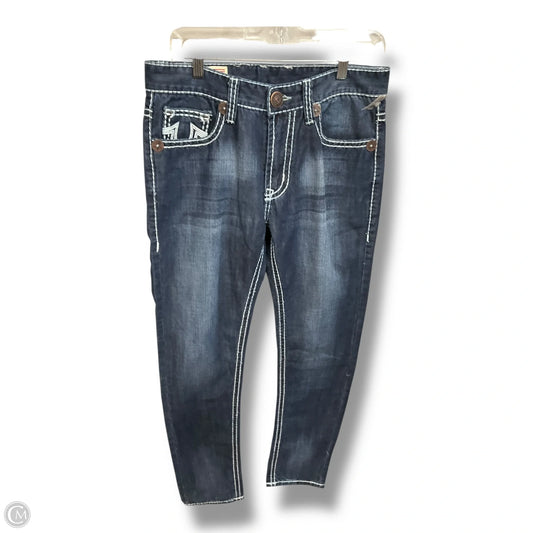 Jeans Straight By True Religion In Blue Denim, Size: 12