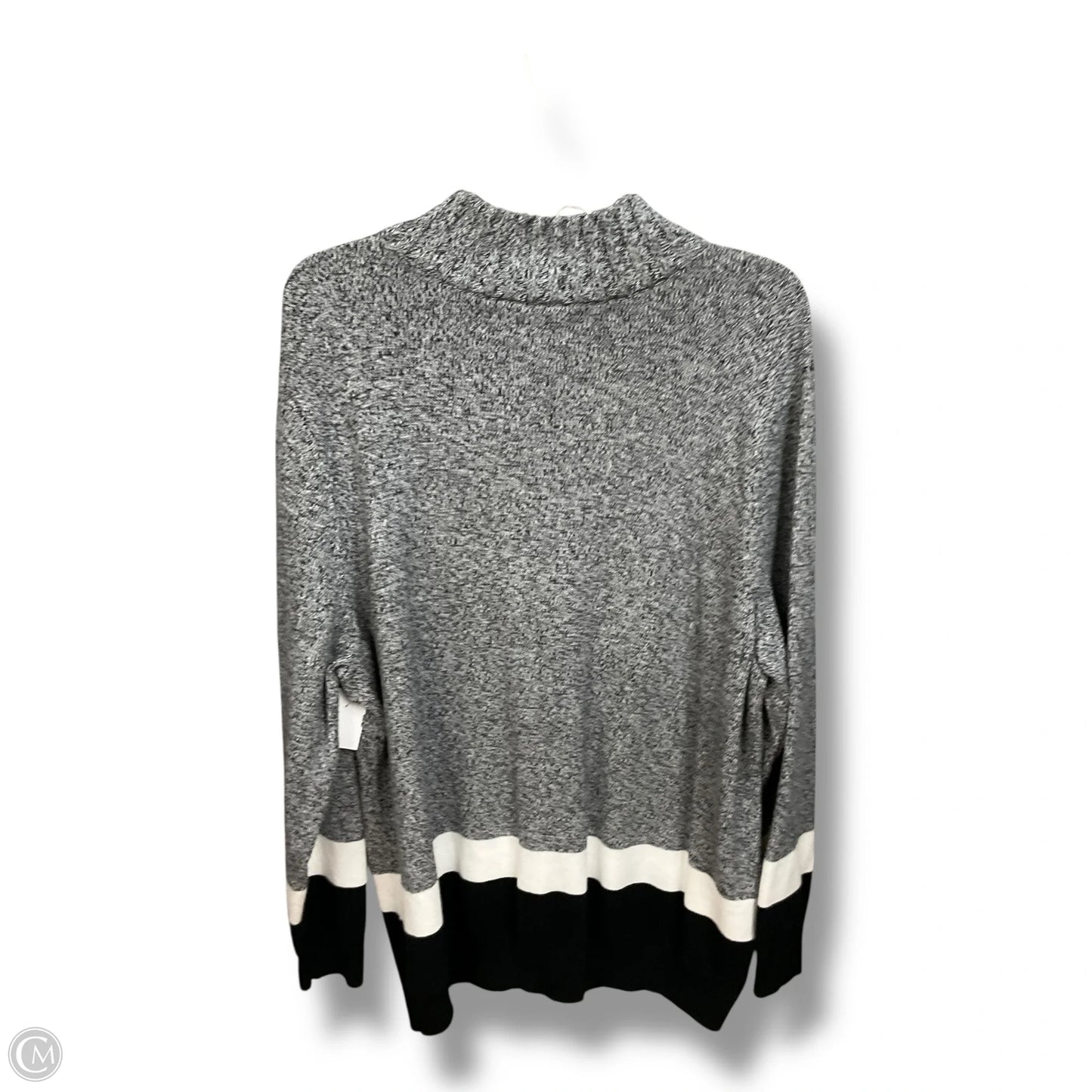 Sweater By Karen Scott In Grey, Size: 2x