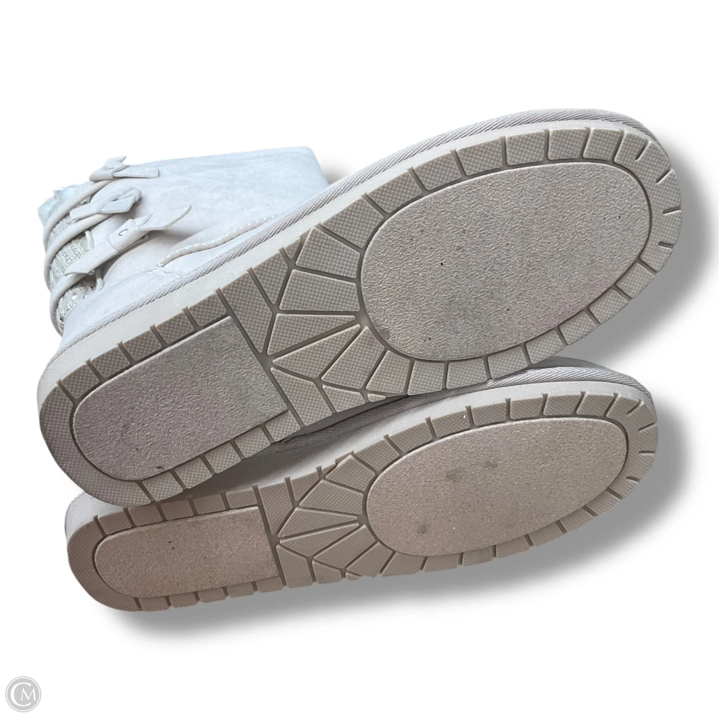 Boots Mid-calf Flats By Sugar In Beige, Size: 8.5