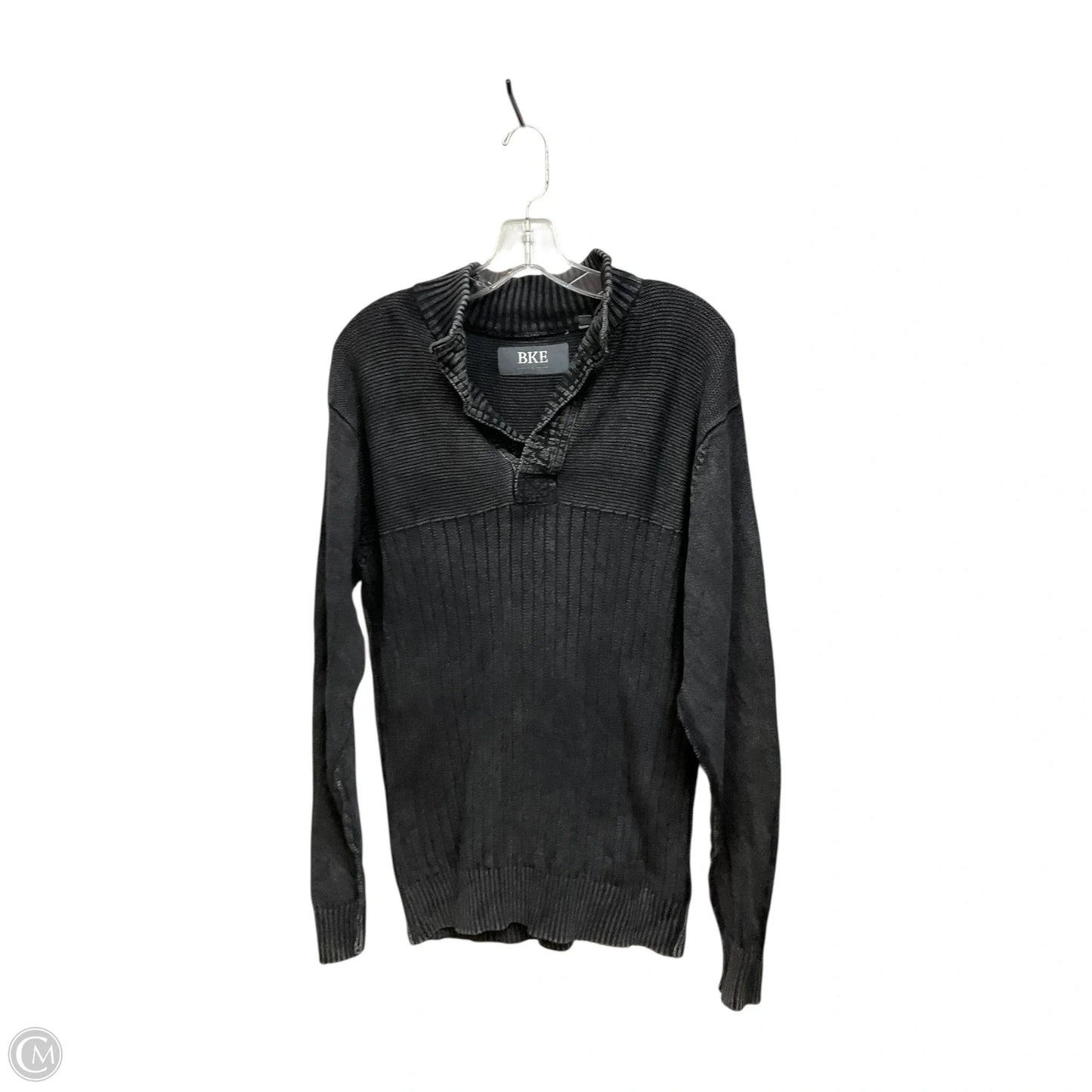 Top Long Sleeve By Bke In Black, Size: L
