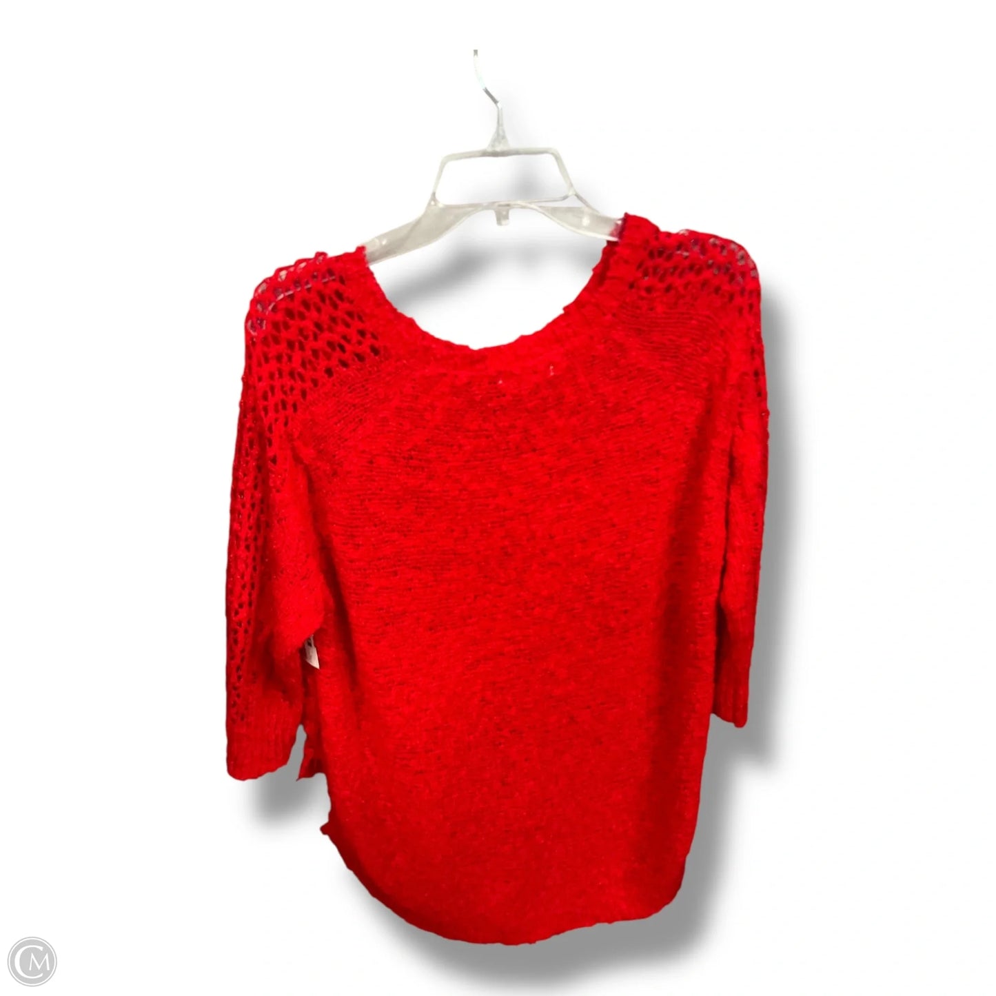 Sweater By Clothes Mentor In Red, Size: M