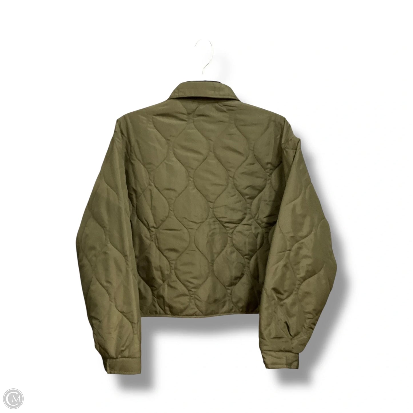 Jacket Puffer & Quilted By Mine In Green, Size: M