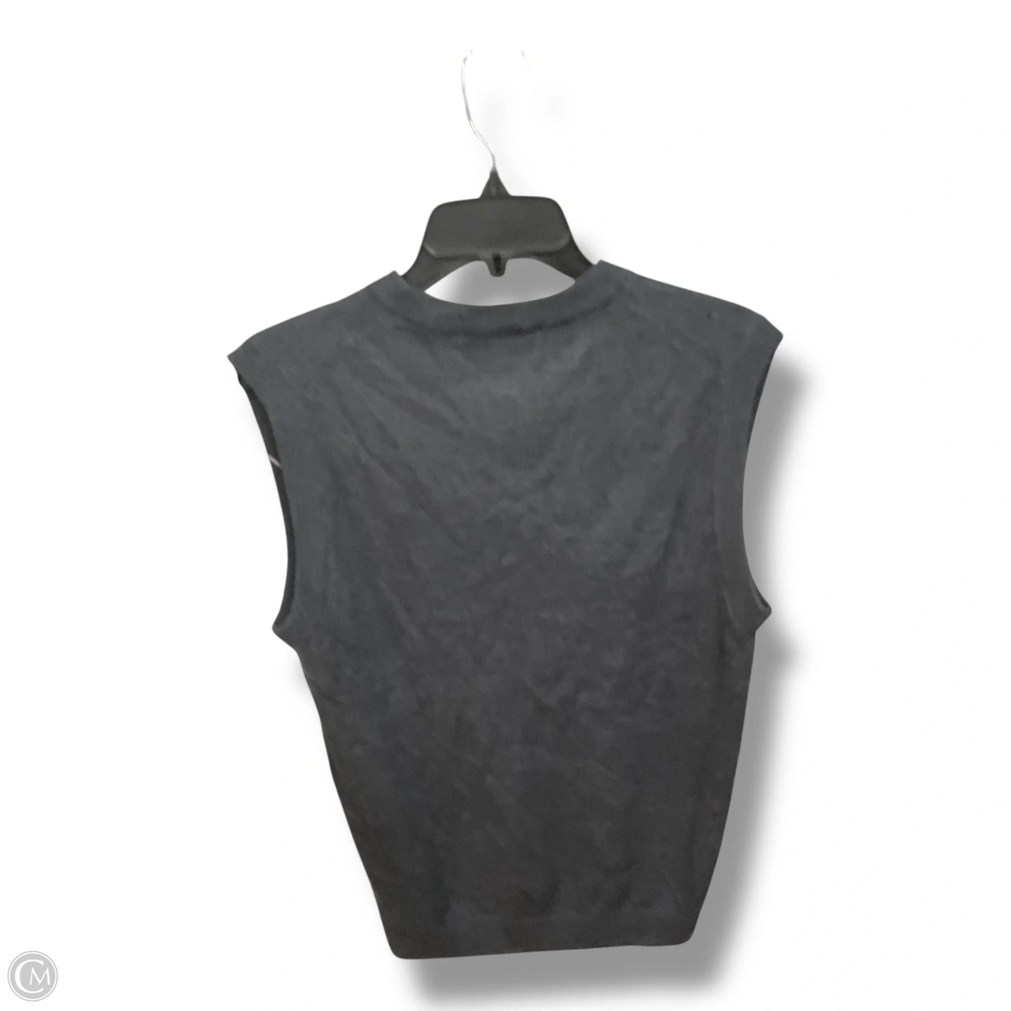 Vest Sweater By Clothes Mentor In Grey, Size: S
