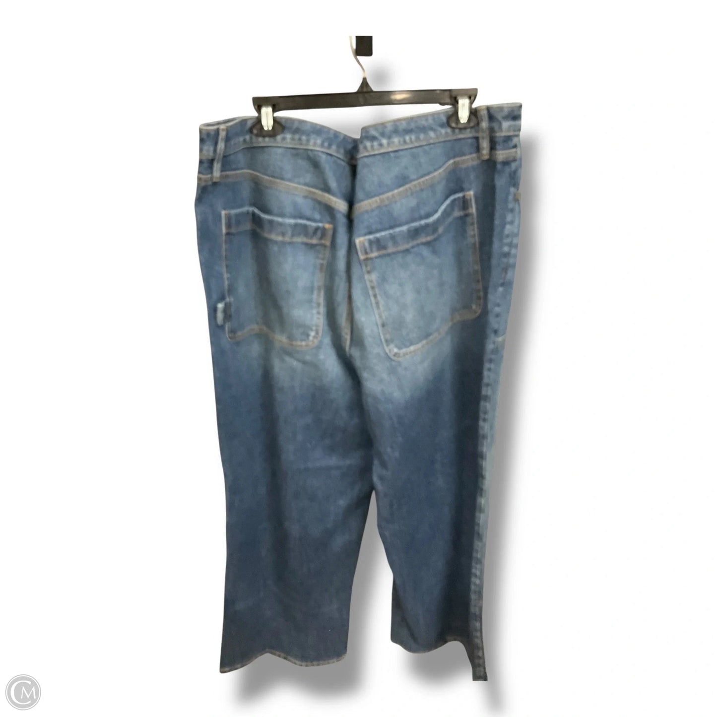 Jeans Wide Leg By Lane Bryant In Blue Denim, Size: 22