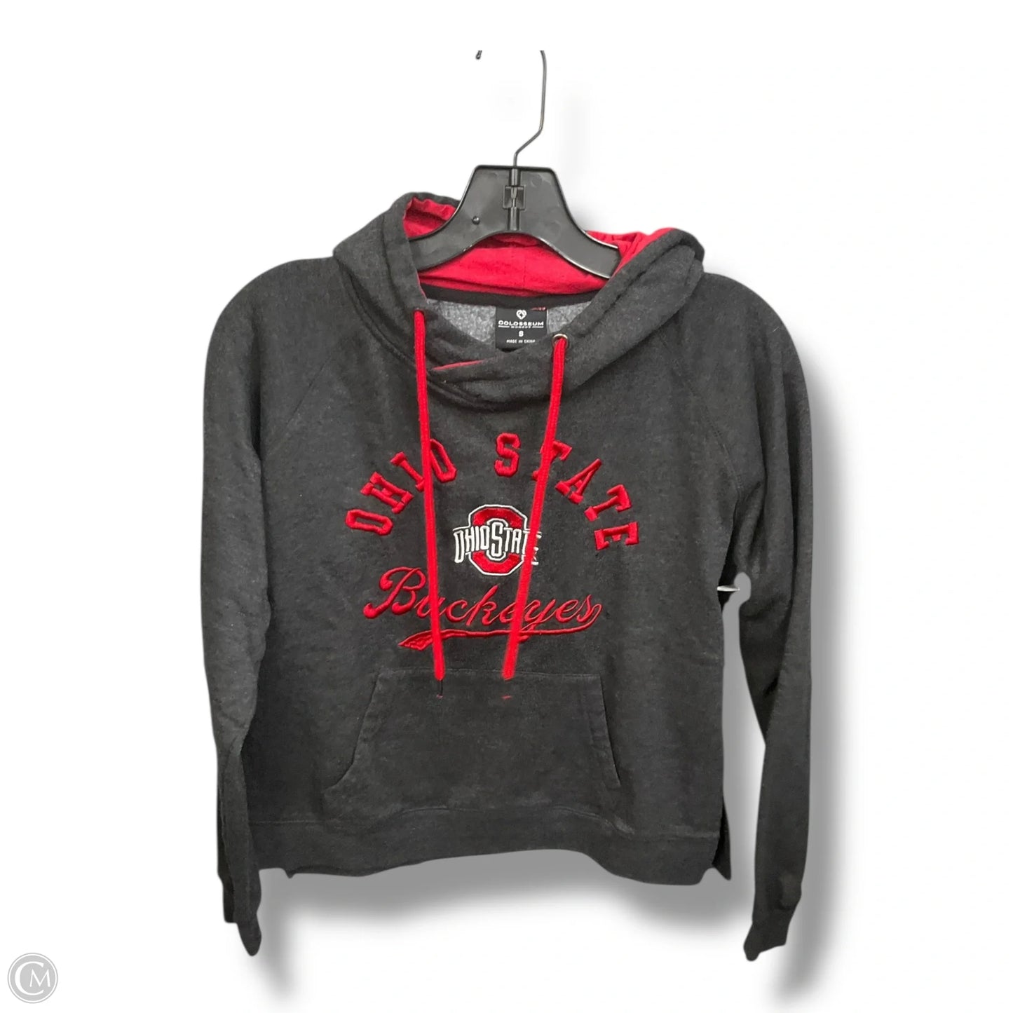 Sweatshirt Hoodie By Colosseum In Grey, Size: S