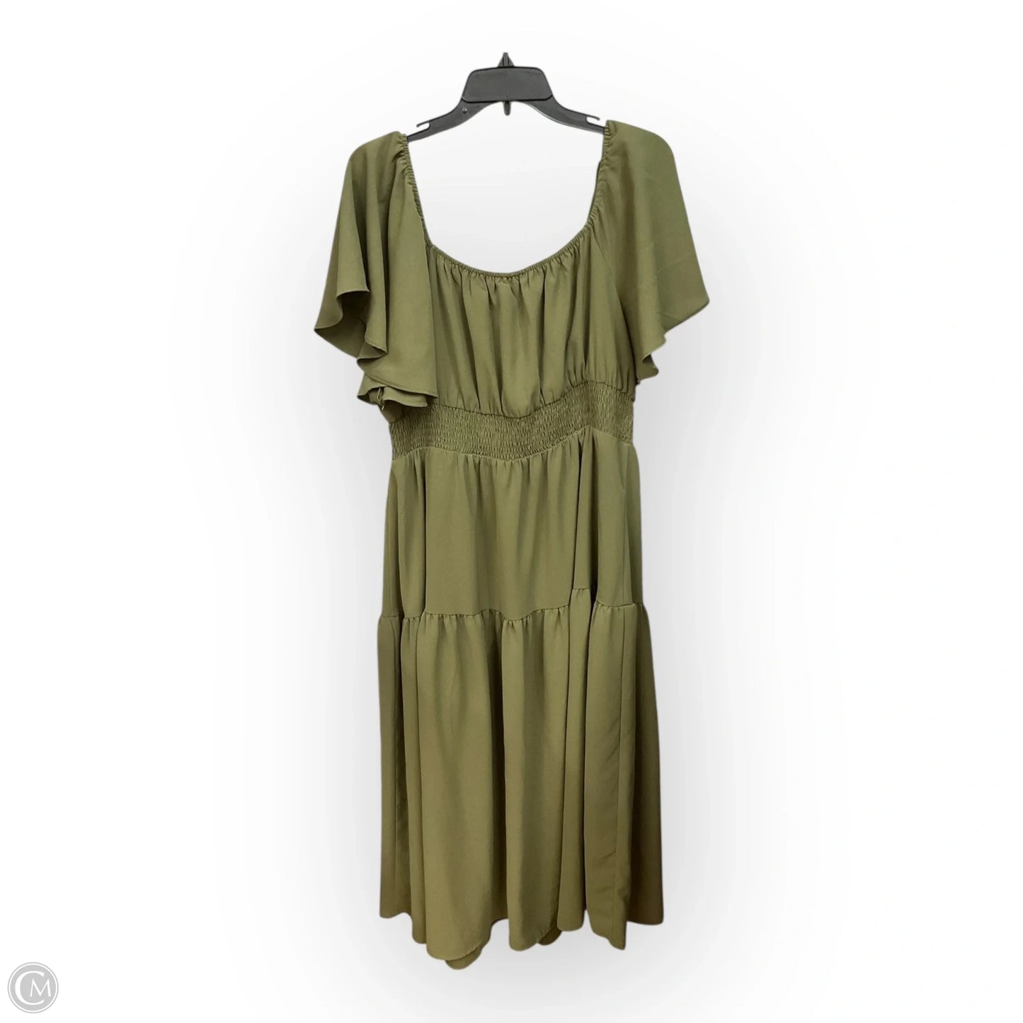 Dress Casual Maxi By Grace Karin In Green, Size: 2x