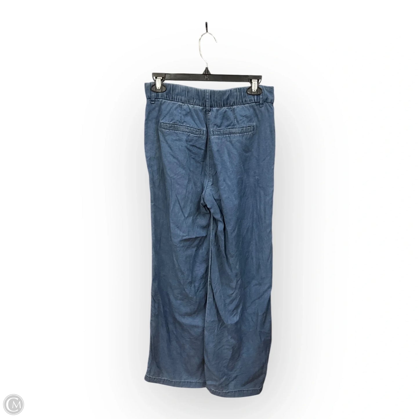 Pants Wide Leg By American Eagle In Blue Denim, Size: 0