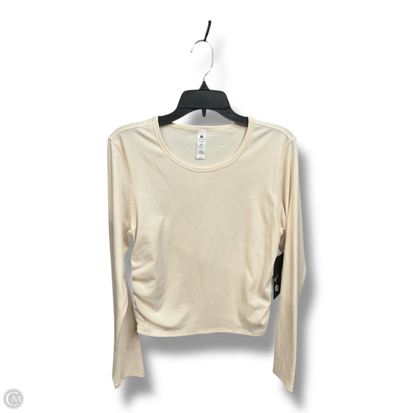 Top Long Sleeve Basic By Express In White, Size: M
