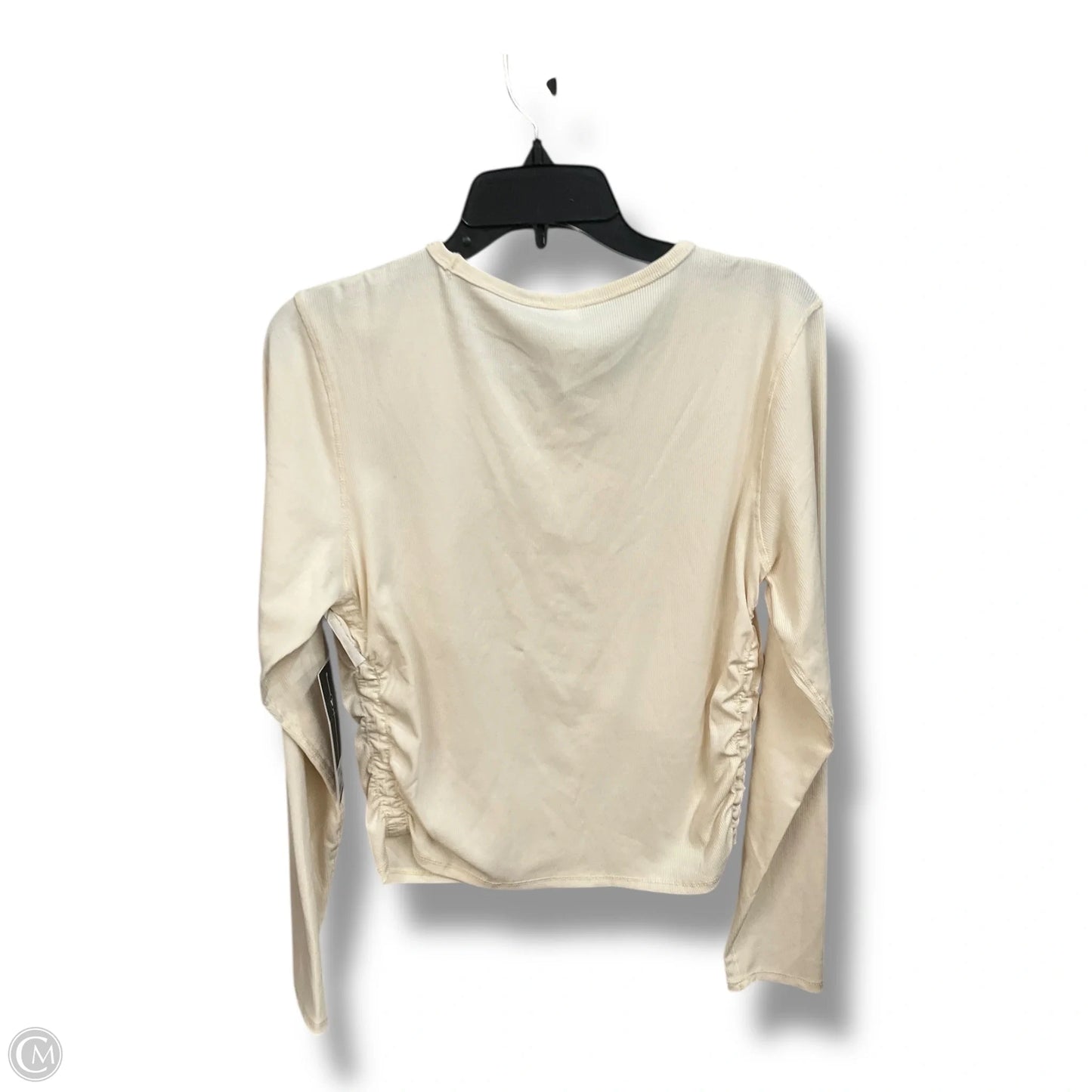 Top Long Sleeve Basic By Express In White, Size: M