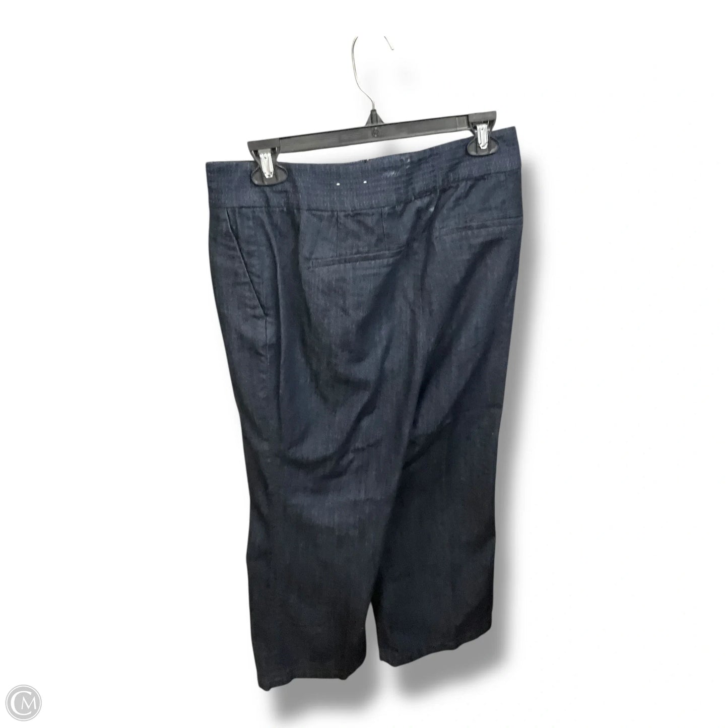 Pants Wide Leg By Chicos In Blue Denim, Size: 8