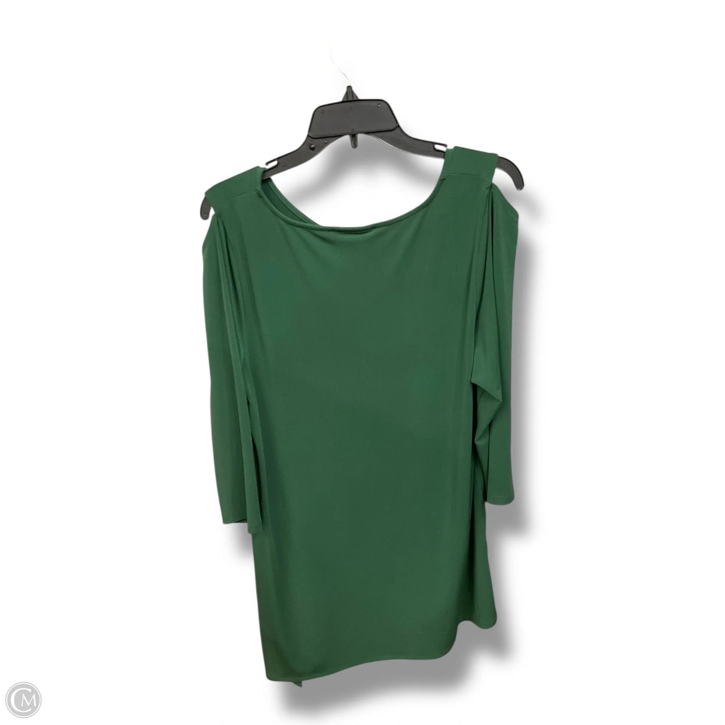 Top 3/4 Sleeve By Alfani In Green, Size: L