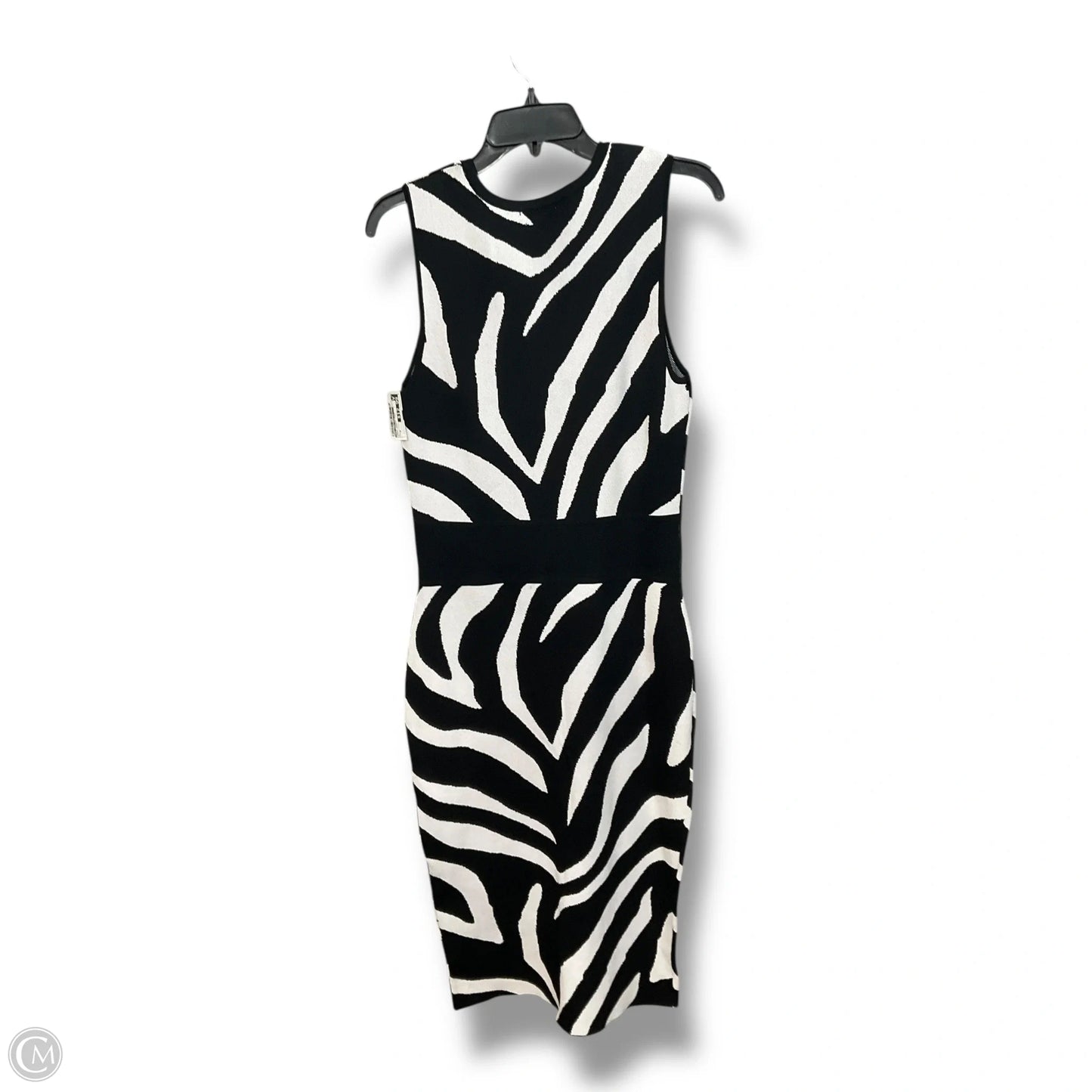 Dress Casual Midi By New York And Co In Zebra Print, Size: M