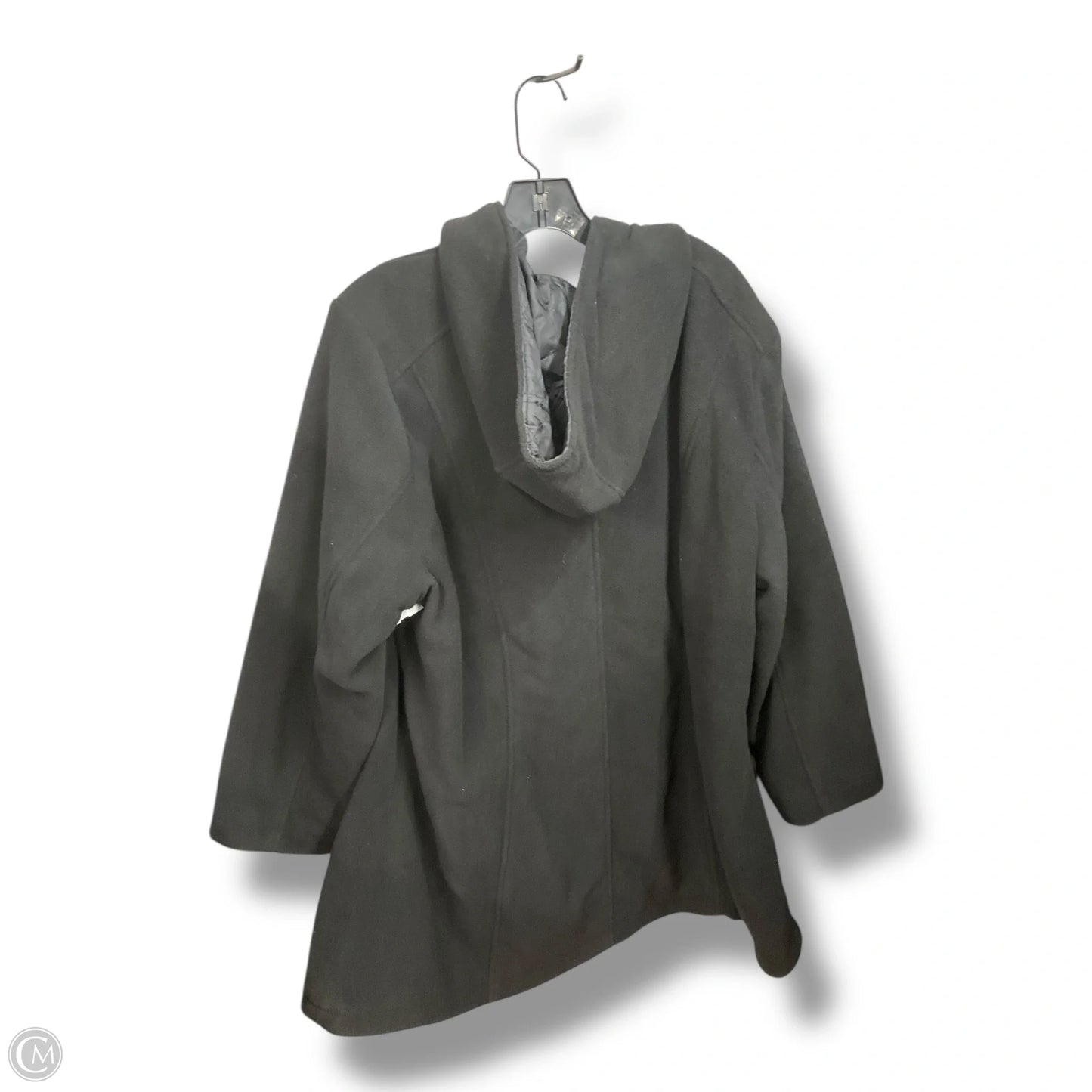 Coat Peacoat By Woman Within In Black, Size: 3x