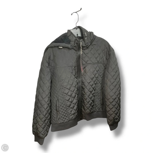 Coat Puffer & Quilted By Yoki In Black, Size: 3x
