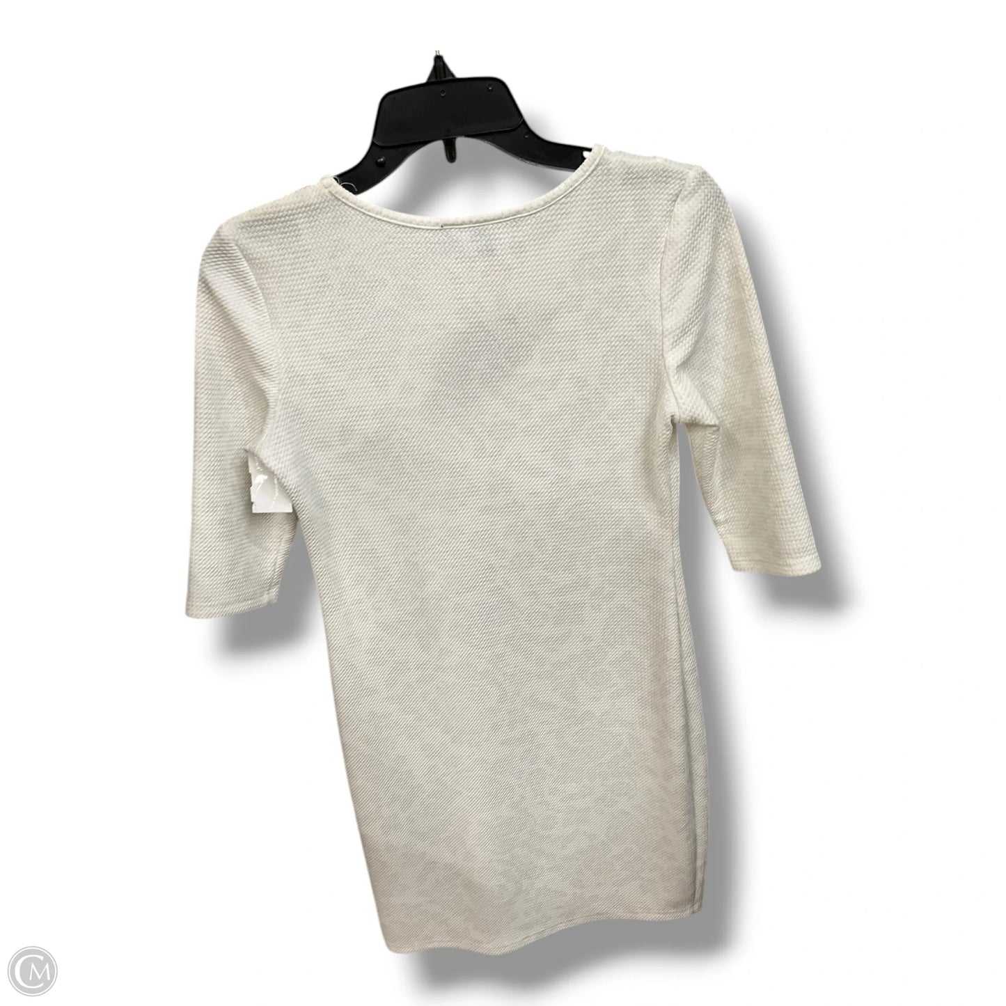 Dress Casual Short By Snap In White, Size: L