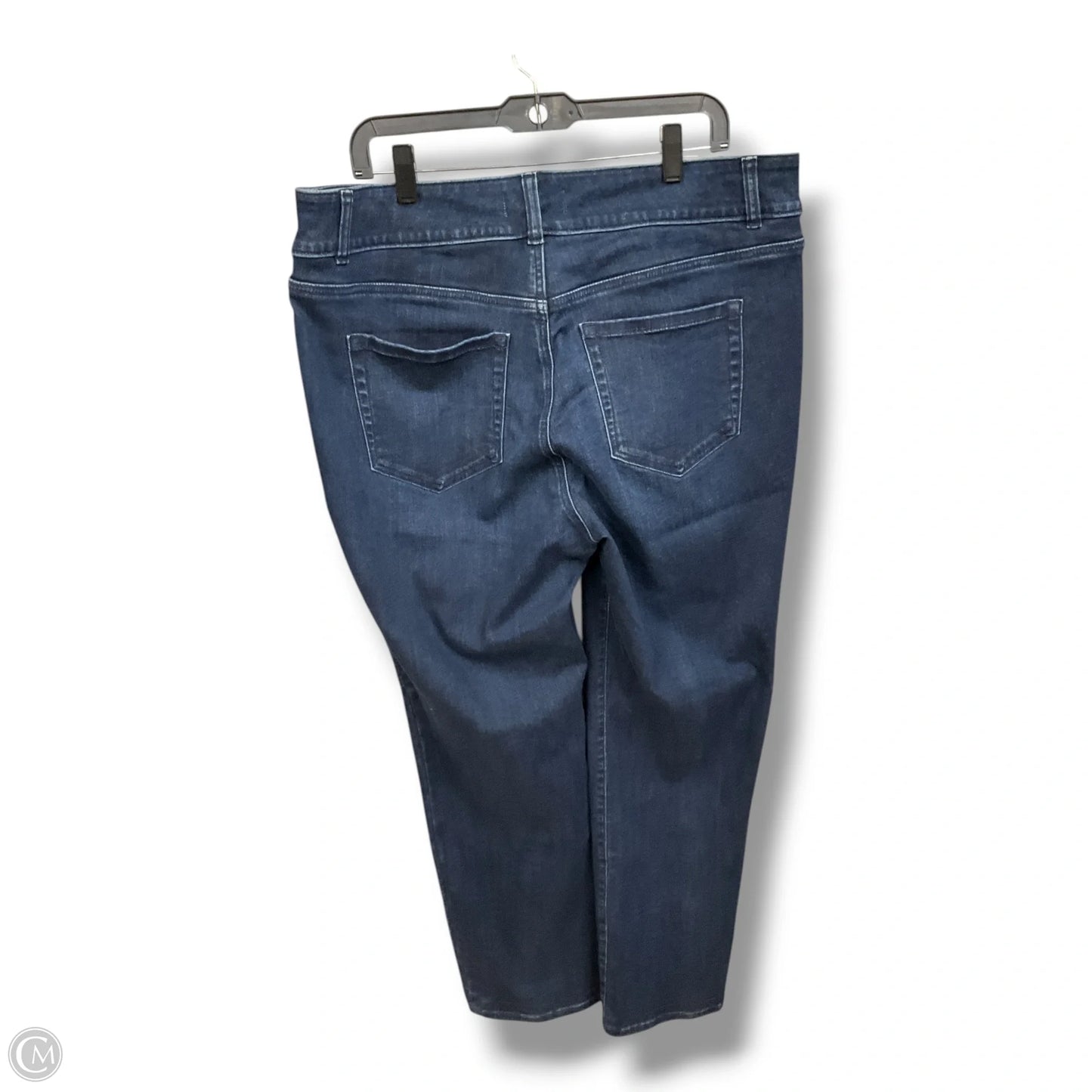 Jeans Straight By Lane Bryant In Blue Denim, Size: 18