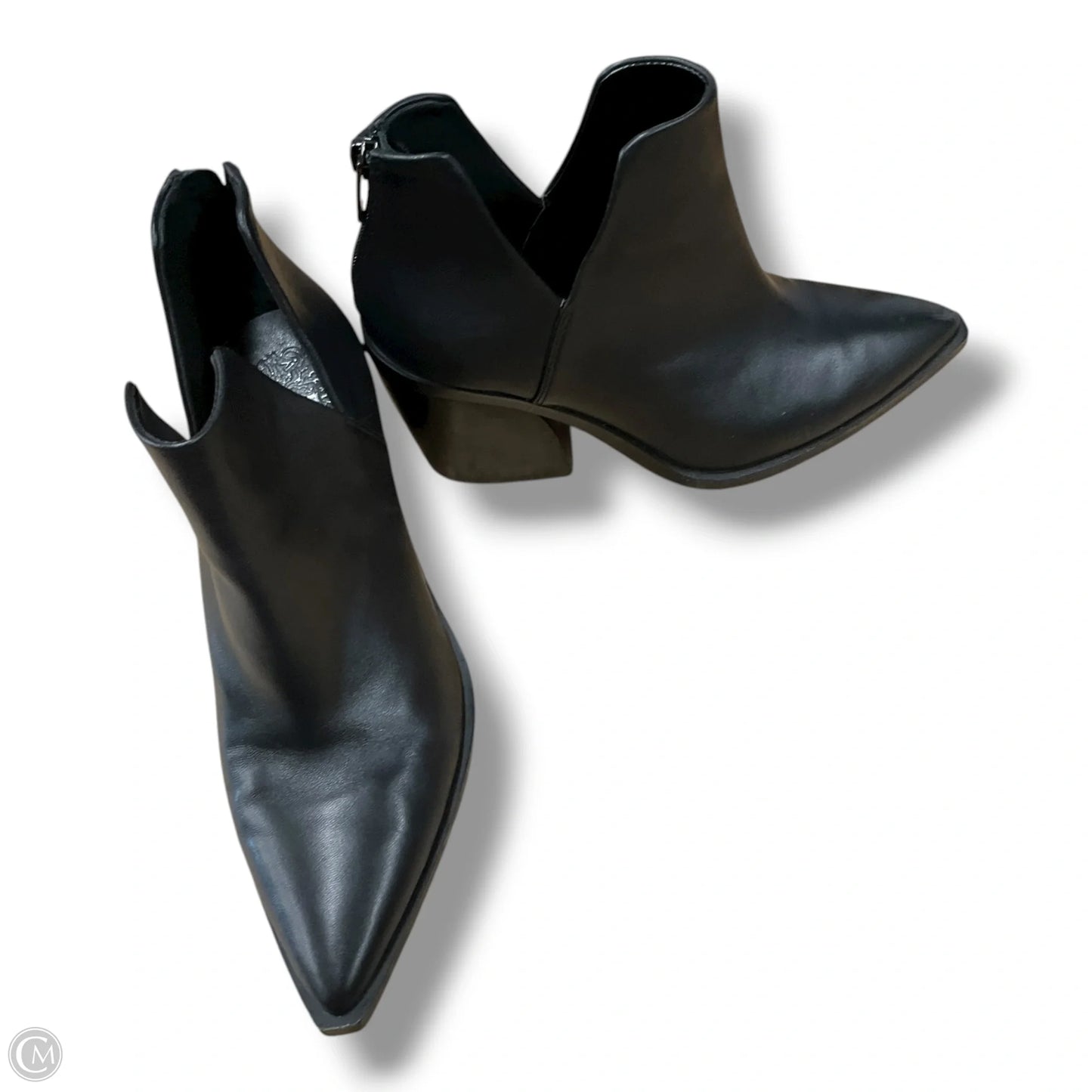 Boots Ankle Heels By Vince Camuto In Black, Size: 8