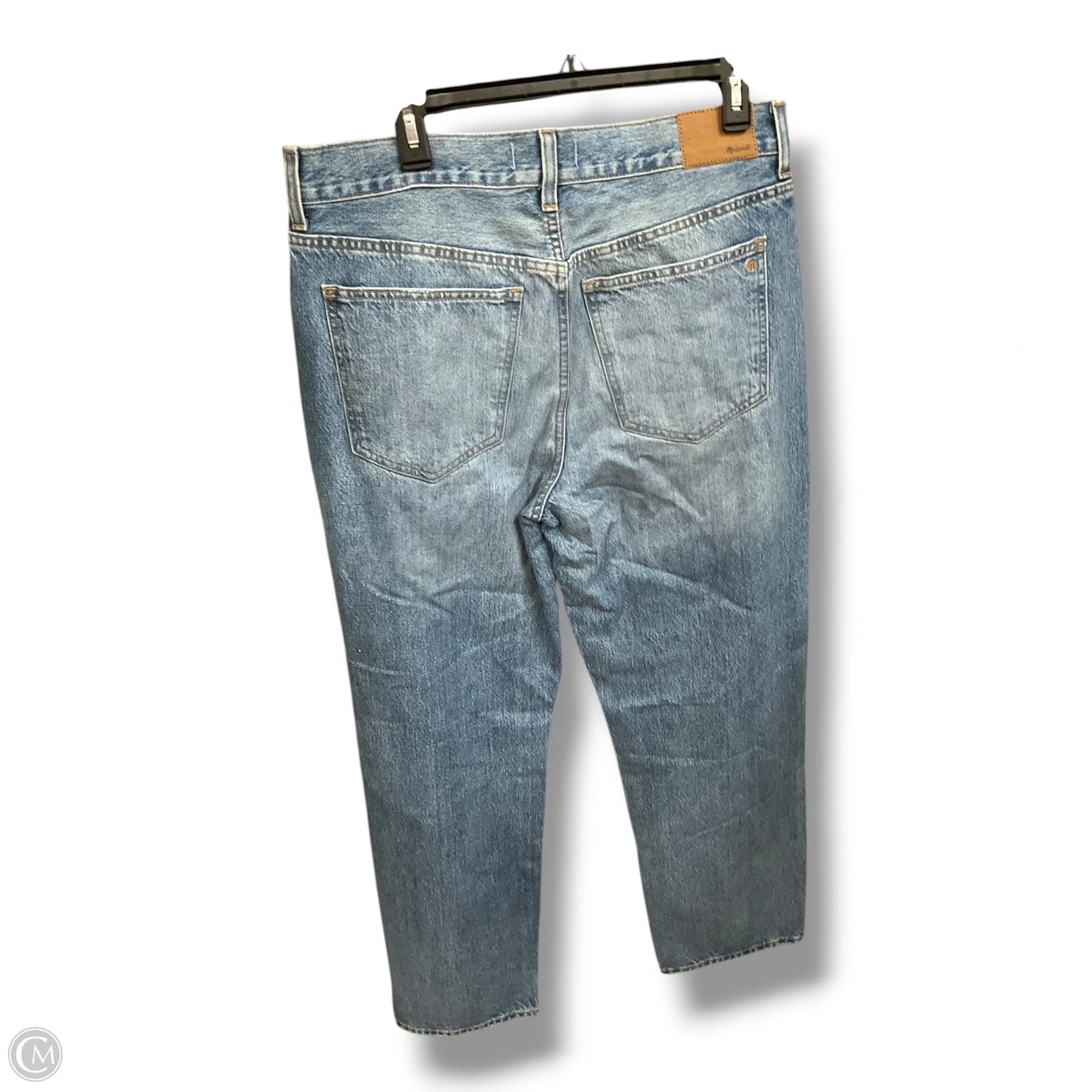 Jeans Straight By Madewell In Blue Denim, Size: 8