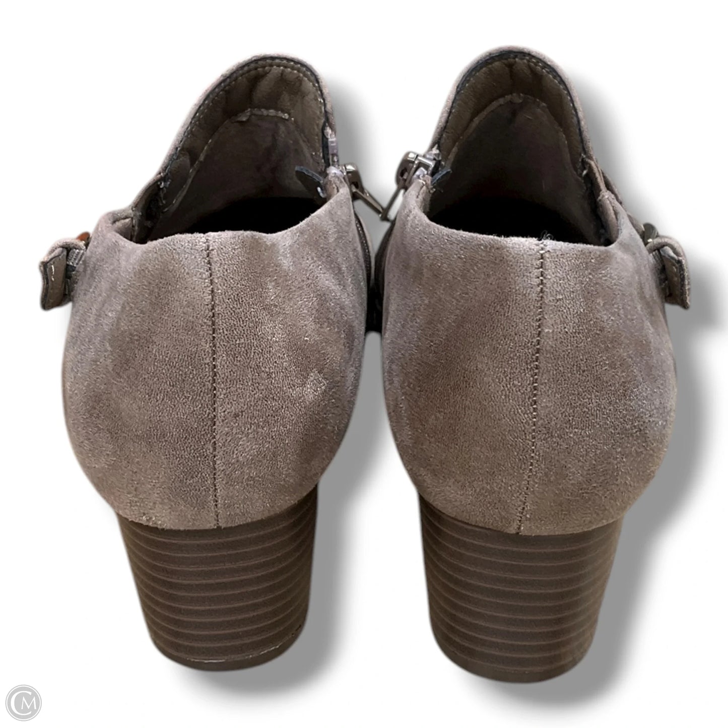 Shoes Heels Block By Yuu Collection In Taupe, Size: 9