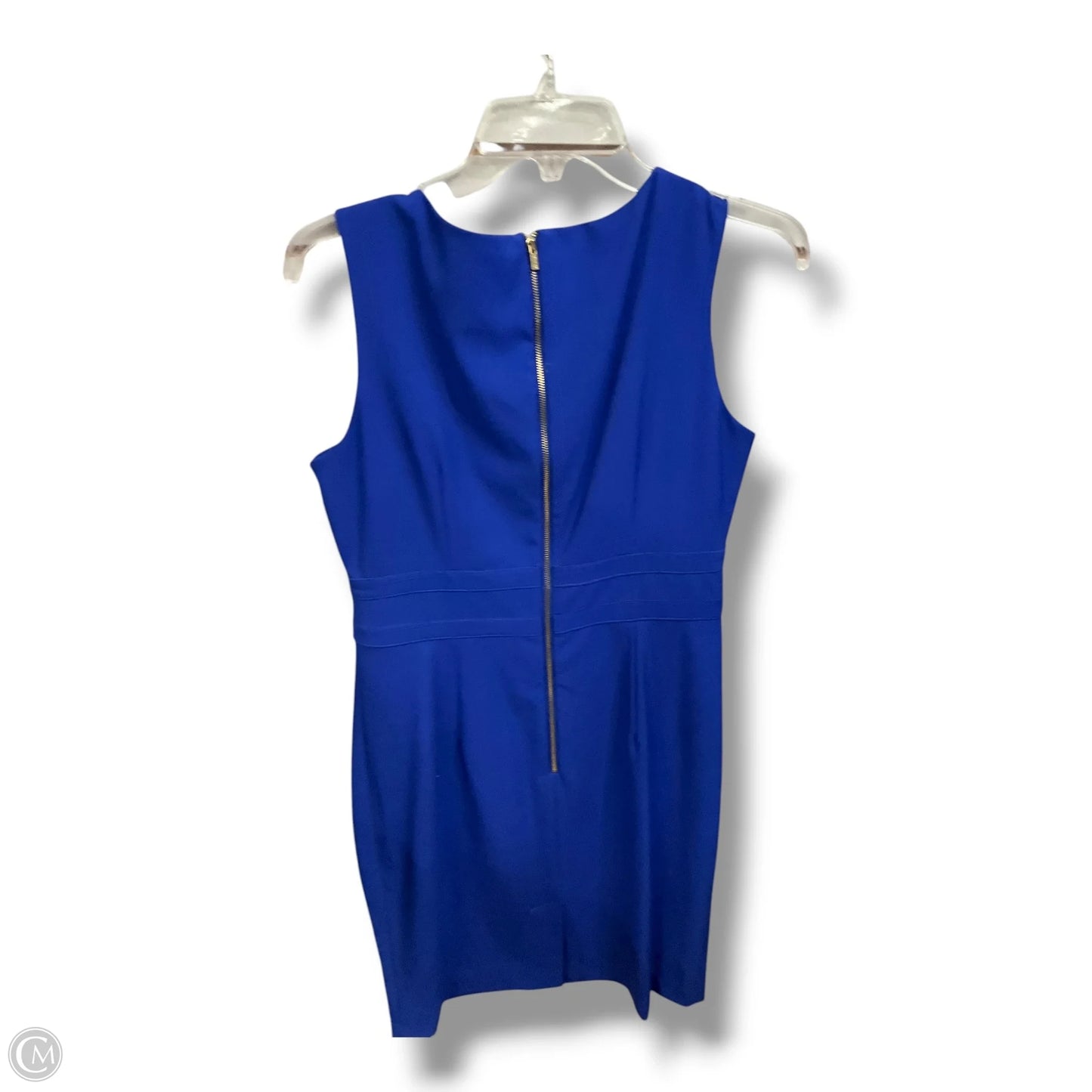 Dress Casual Short By Calvin Klein In Blue, Size: M
