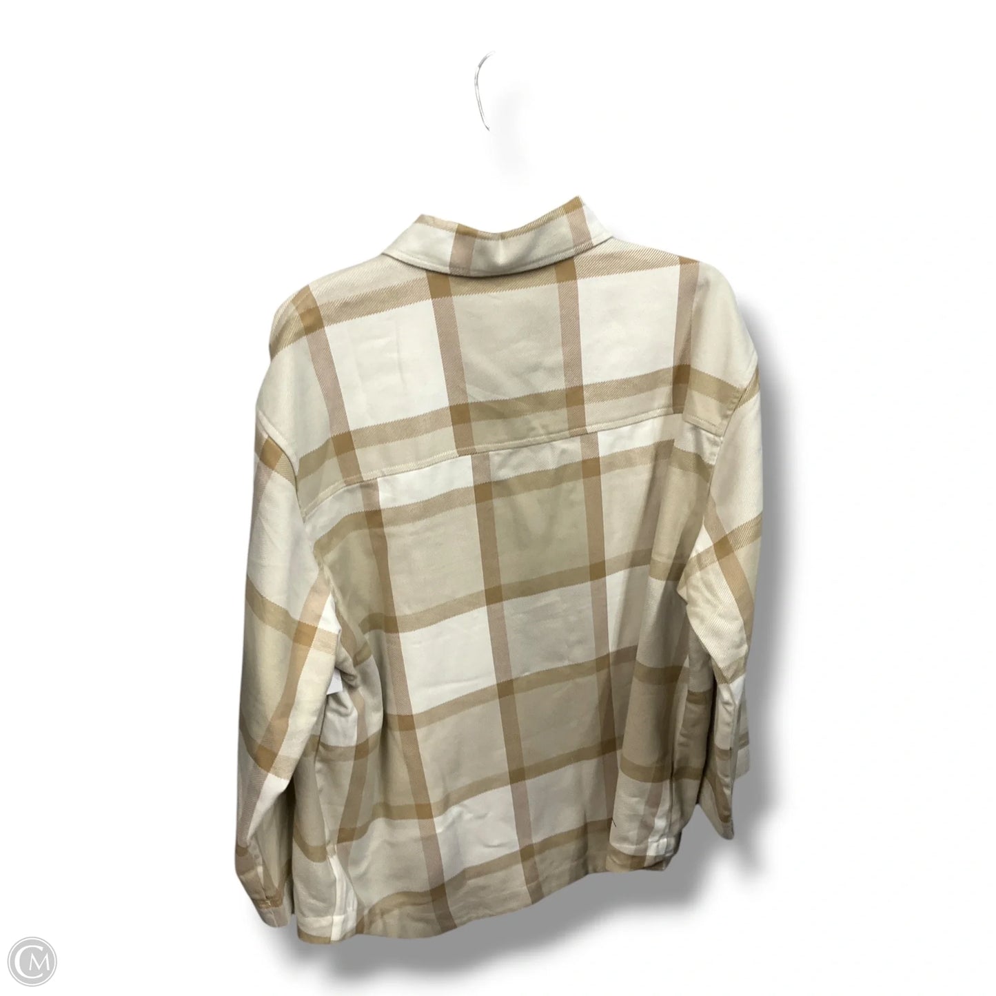 Jacket Shirt By Marmot In Plaid Pattern, Size: L