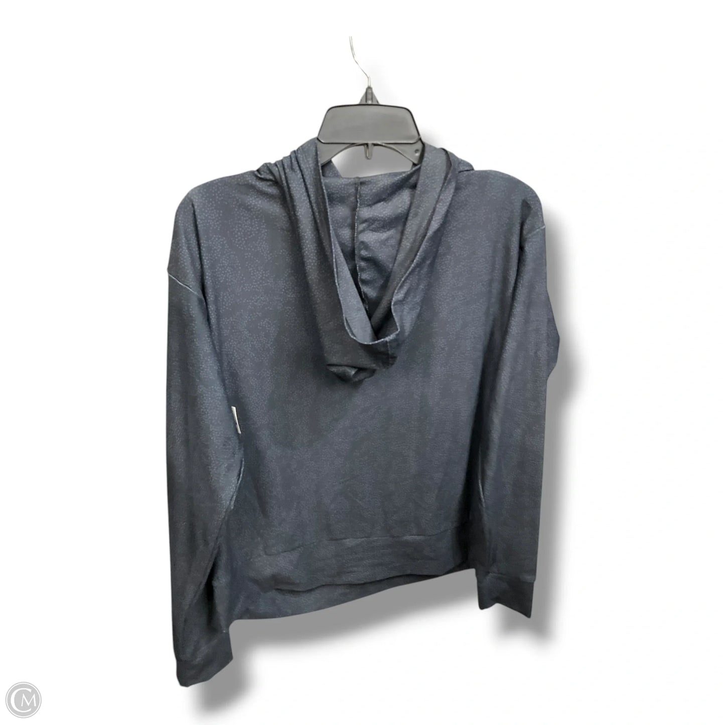 Athletic Top Long Sleeve Hoodie By Clothes Mentor In Grey, Size: L