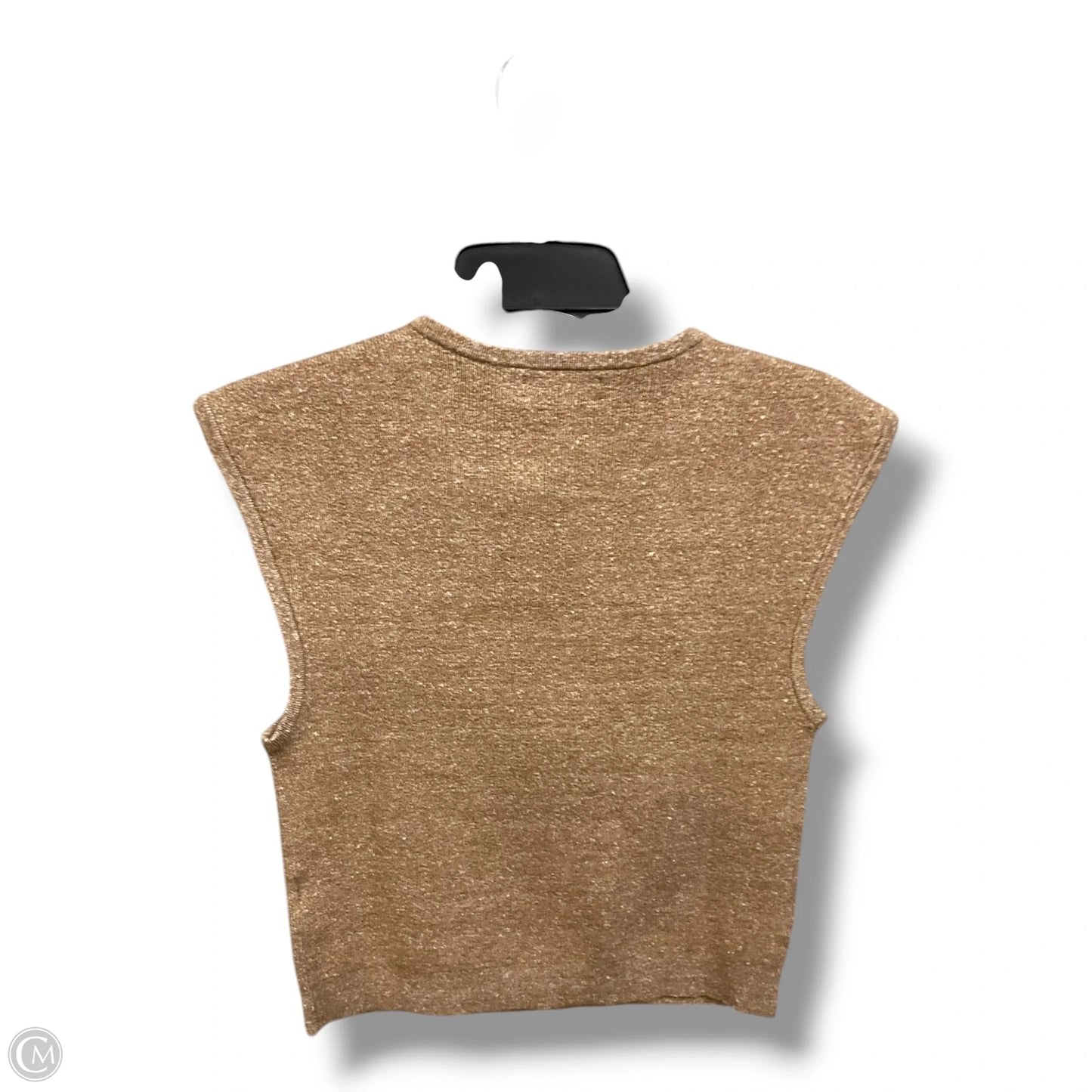 Top Sleeveless By J. Crew In Tan, Size: M