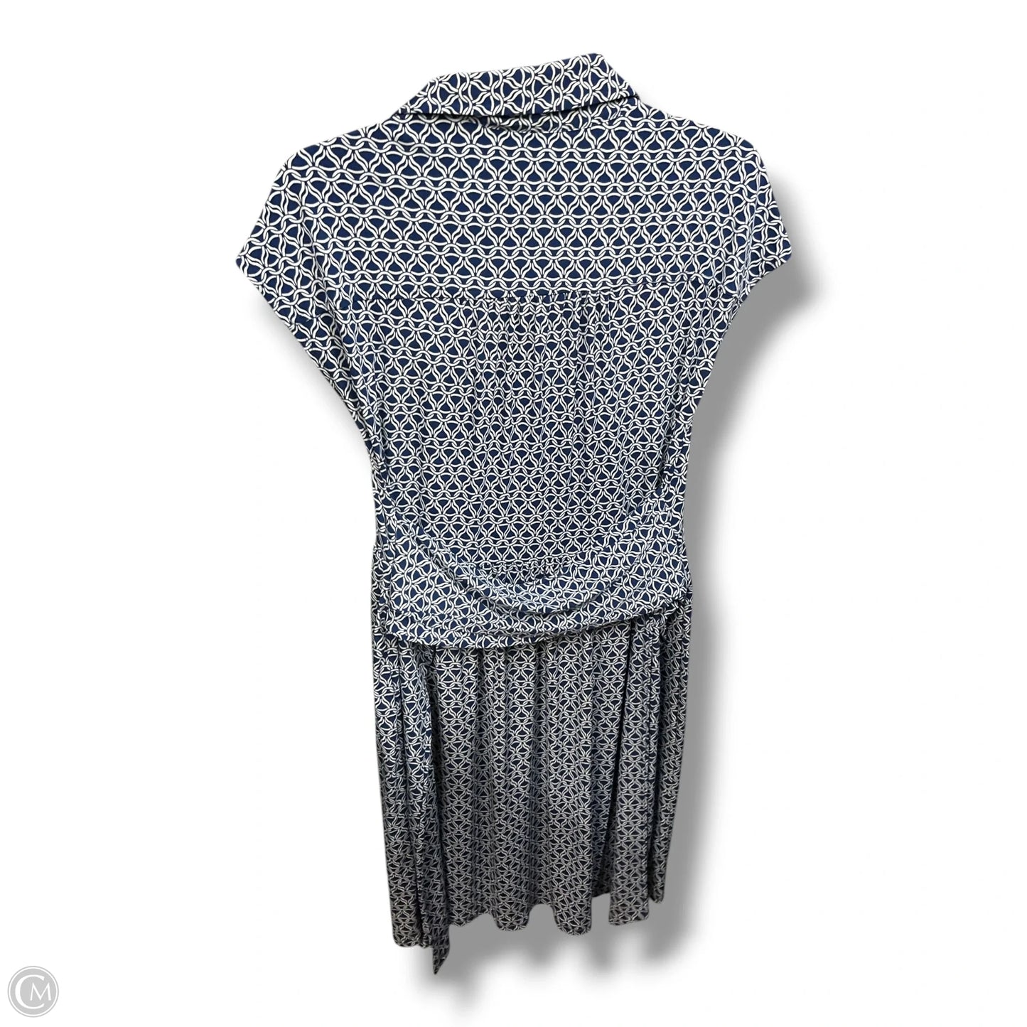 Dress Casual Short By New York And Co In Blue & White, Size: M