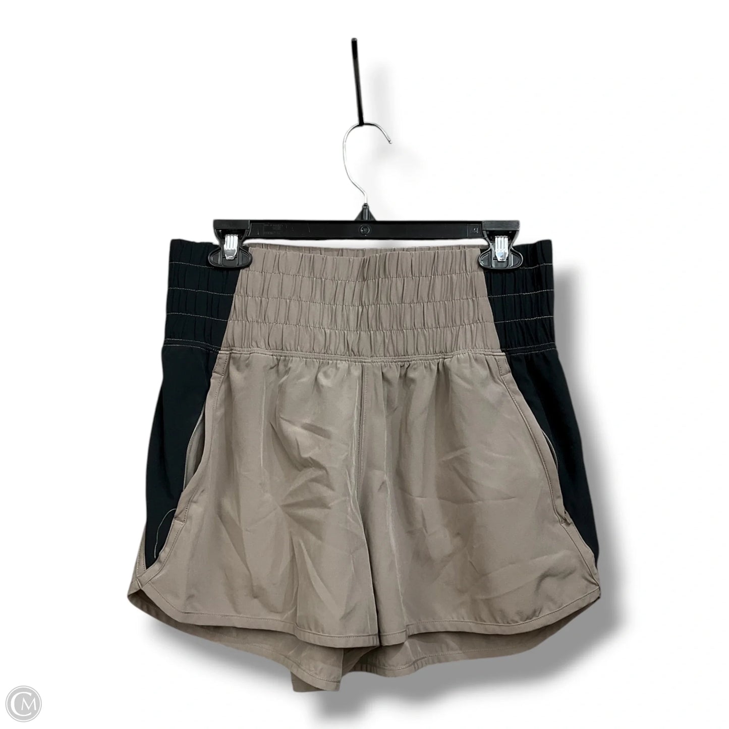 Athletic Shorts By Ypb In Taupe, Size: M