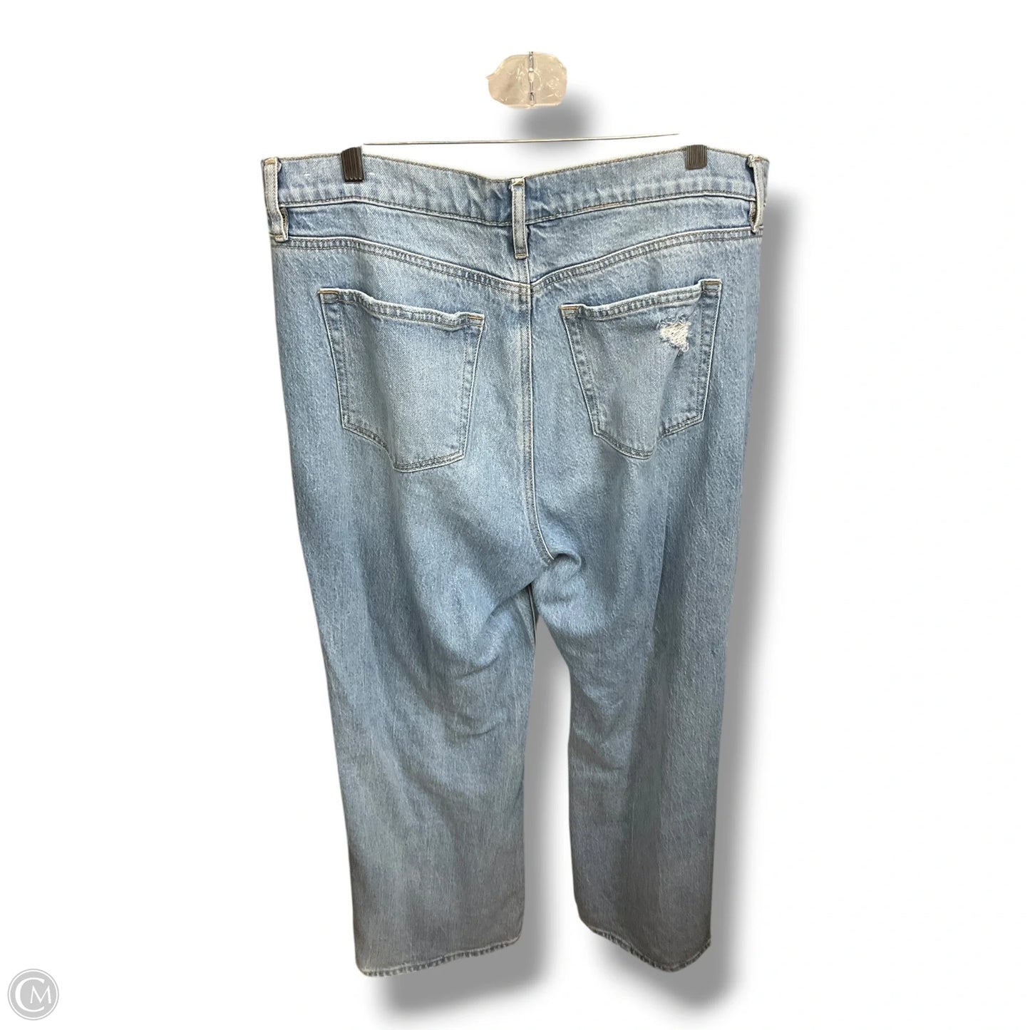 Jeans Wide Leg By Loft In Blue Denim, Size: 12