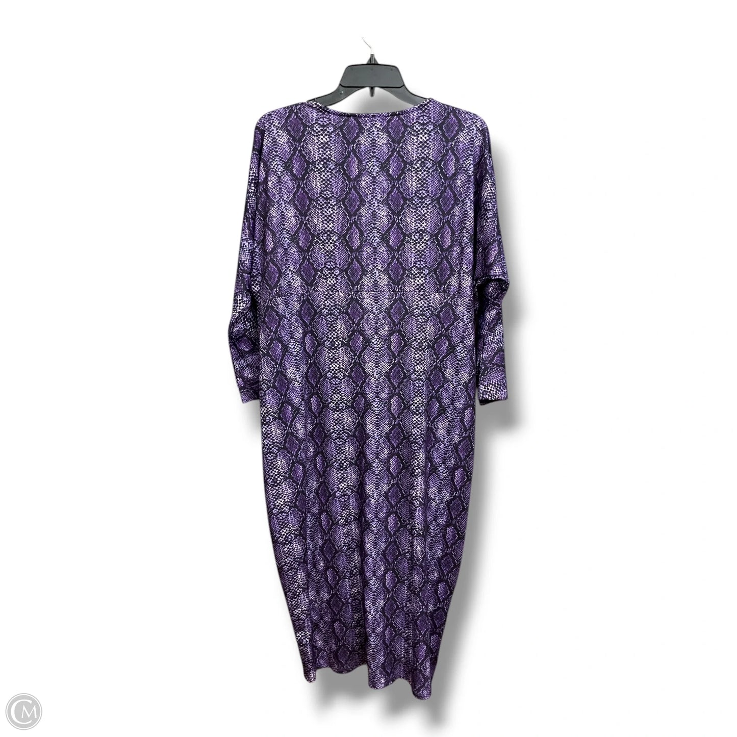 Dress Casual Short By New York And Co In Snakeskin Print, Size: Xxl