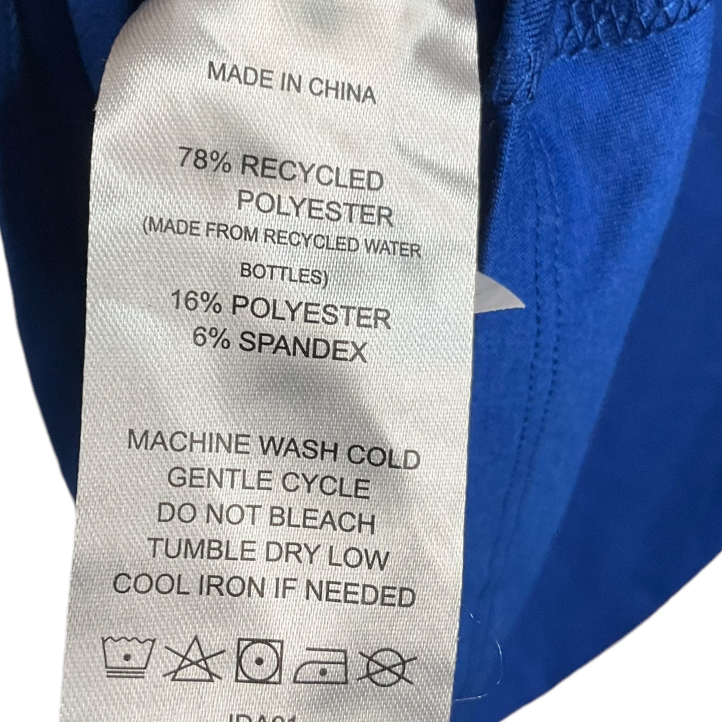 Top Long Sleeve By Cmb In Blue, Size: M