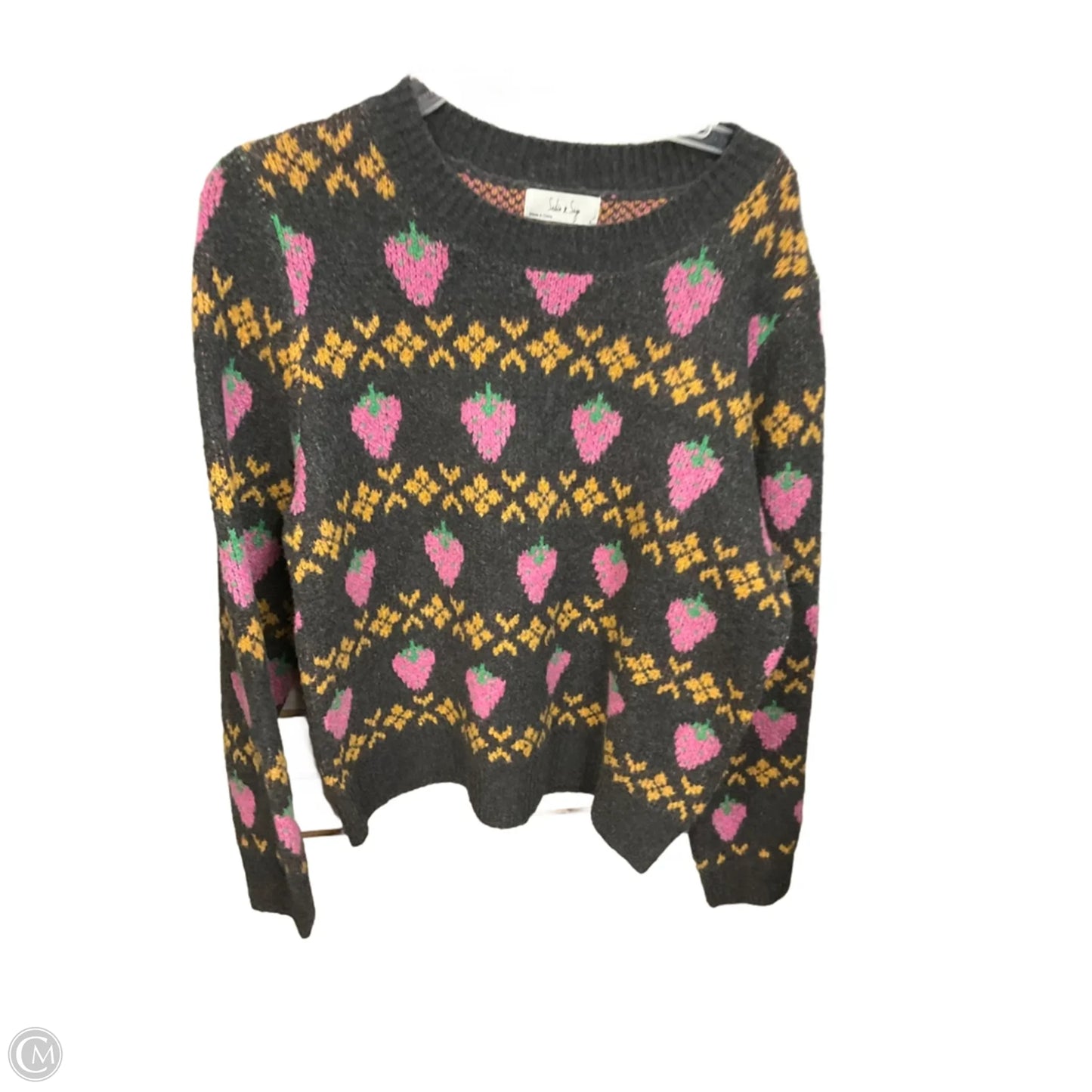 Sweater By Sadie & Sage In Multi-colored, Size: L