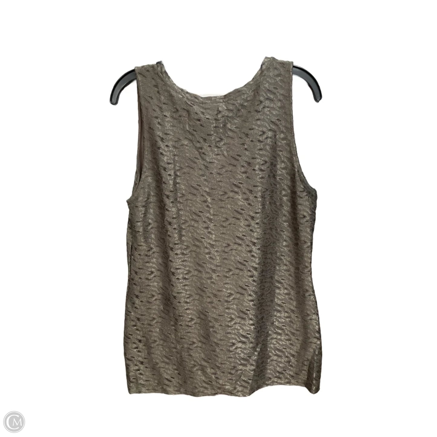 Top Sleeveless By Banana Republic In Green, Size: M