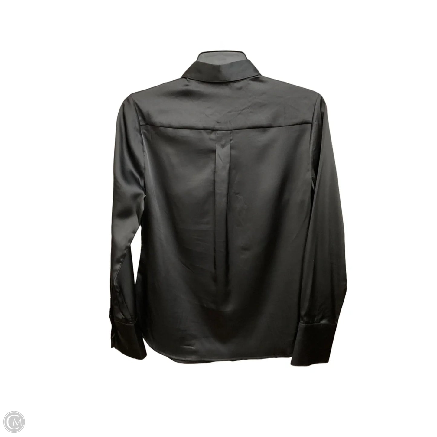 Blouse Long Sleeve By Banana Republic In Black, Size: Xs