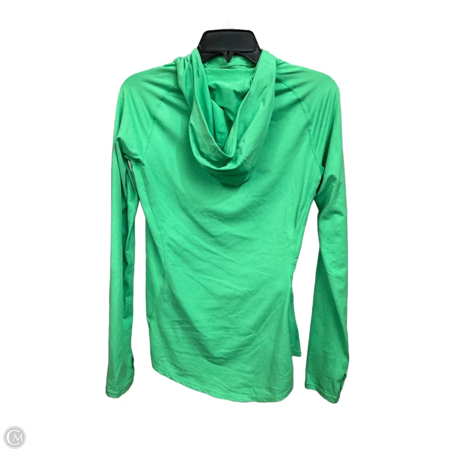 Athletic Top Long Sleeve Hoodie By Gapfit In Green, Size: S