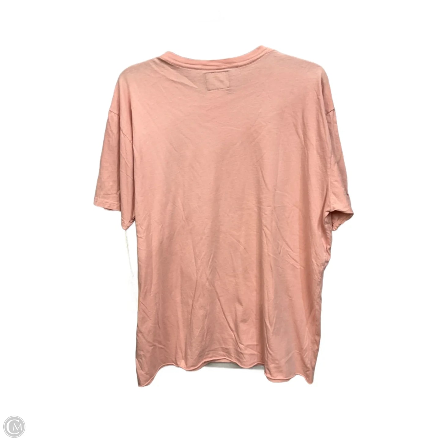 Top Short Sleeve By Evereve In Pink, Size: Xl