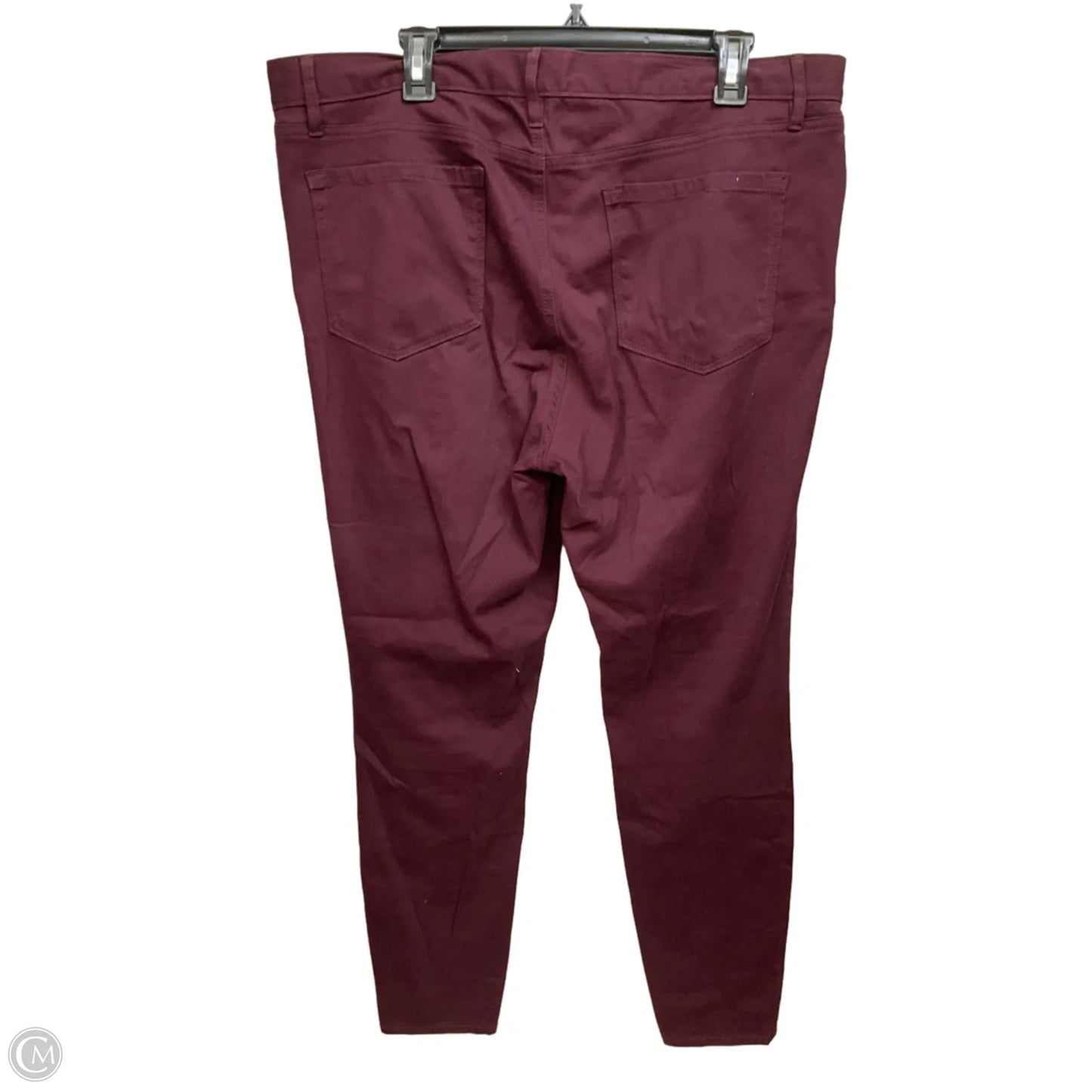 Pants Leggings By Loft In Maroon, Size: 16
