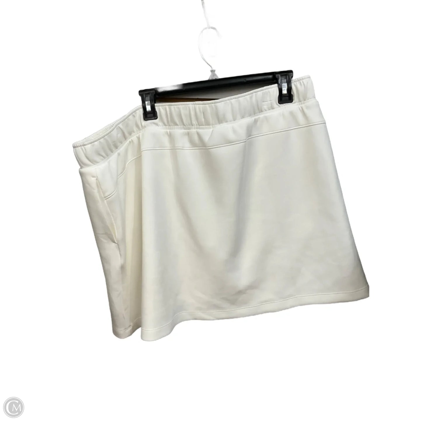 Skirt Mini & Short By Mondetta In Ivory, Size: Xxl